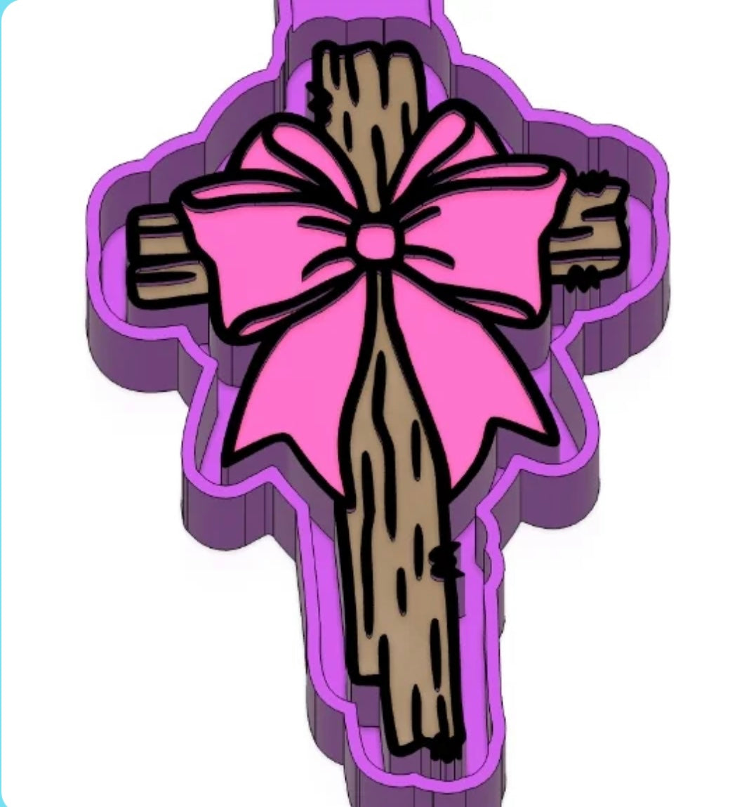 Cross with bow