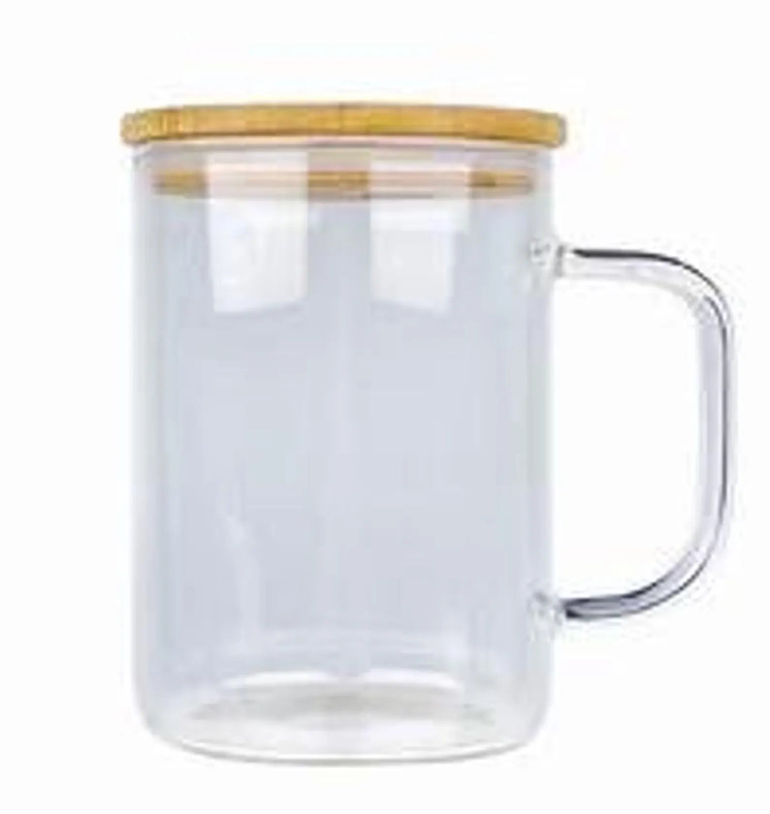 16oz Glass with fillable Handle