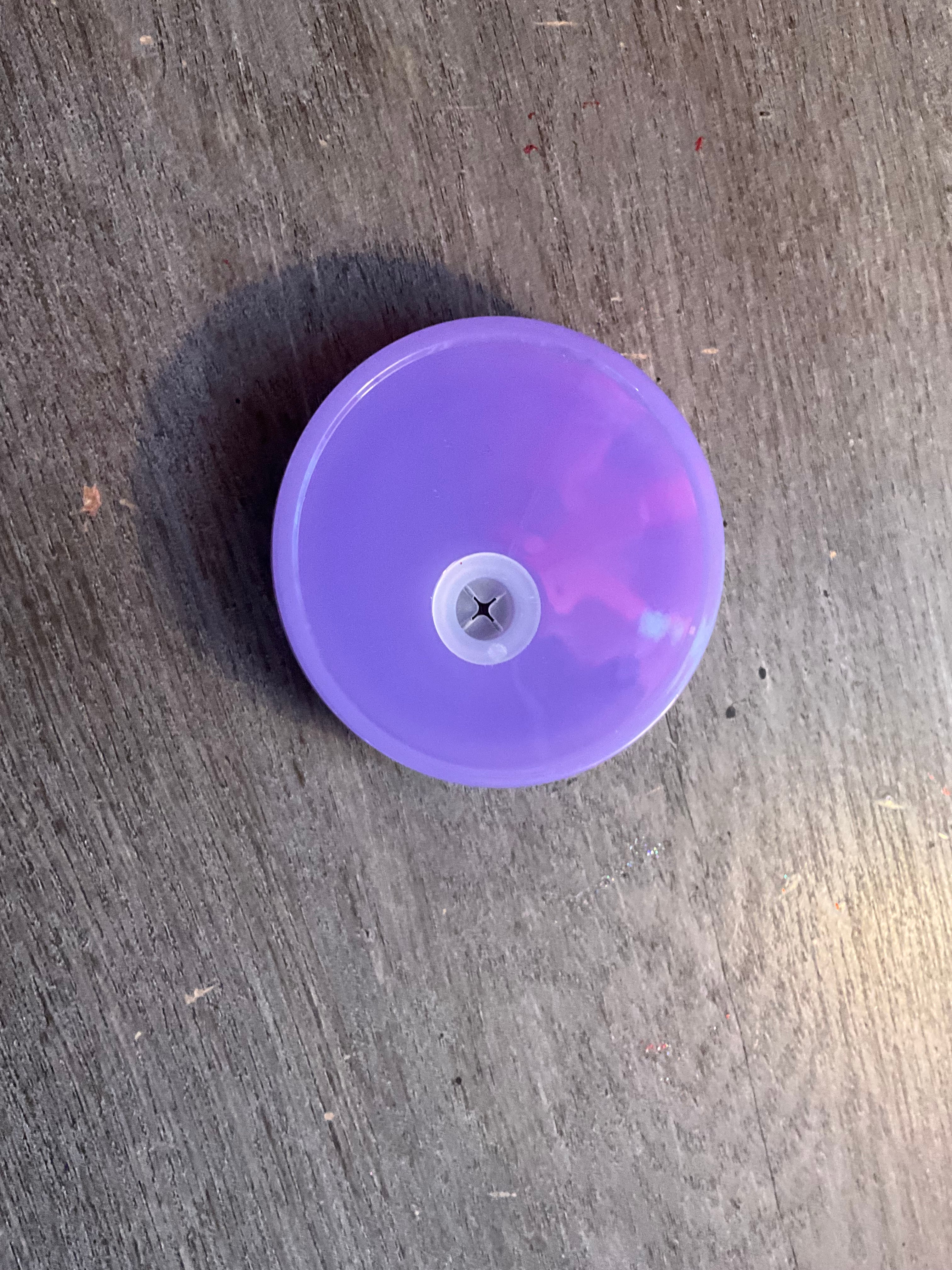 Plain colored acrylic lids