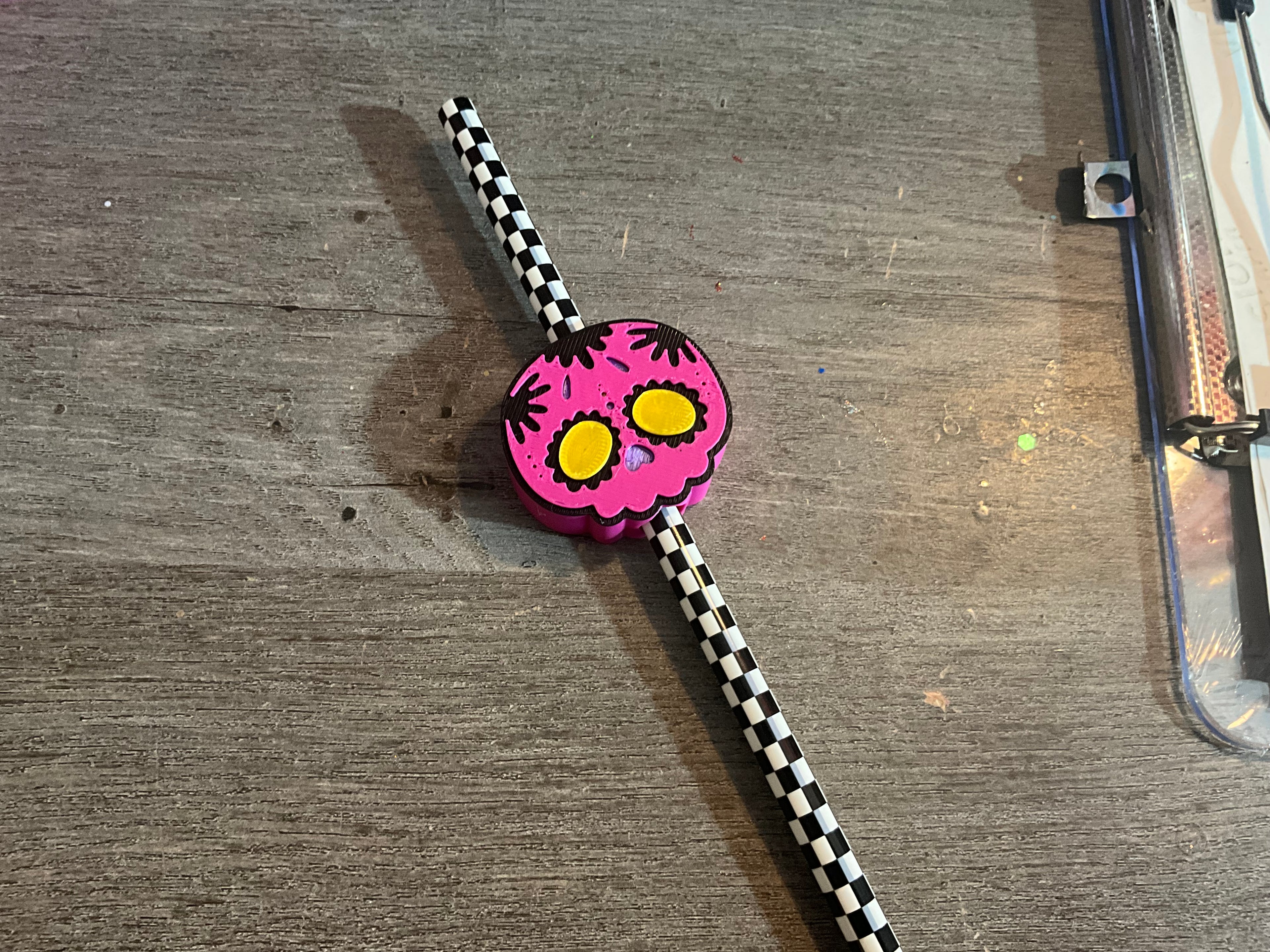 3D Straw Toppers