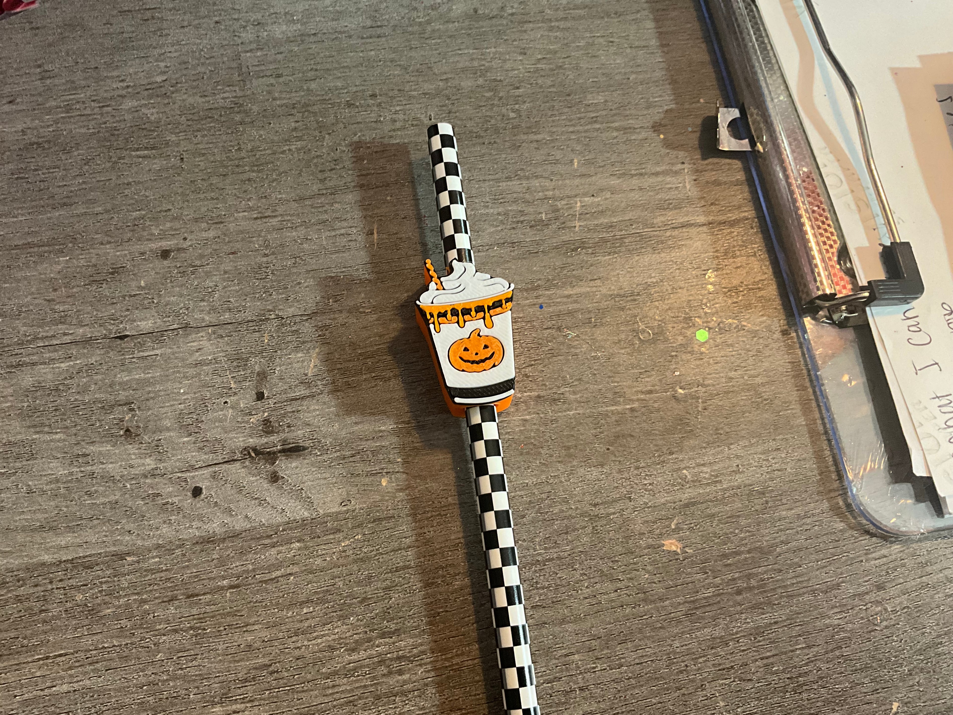3D Straw Toppers