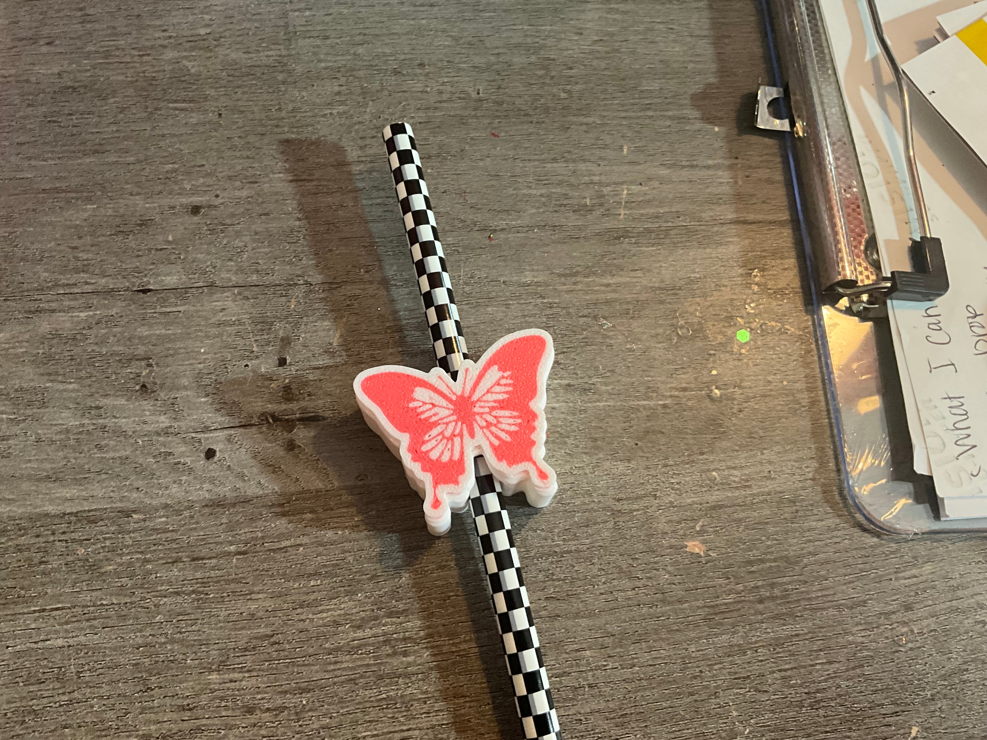 3D Straw Toppers