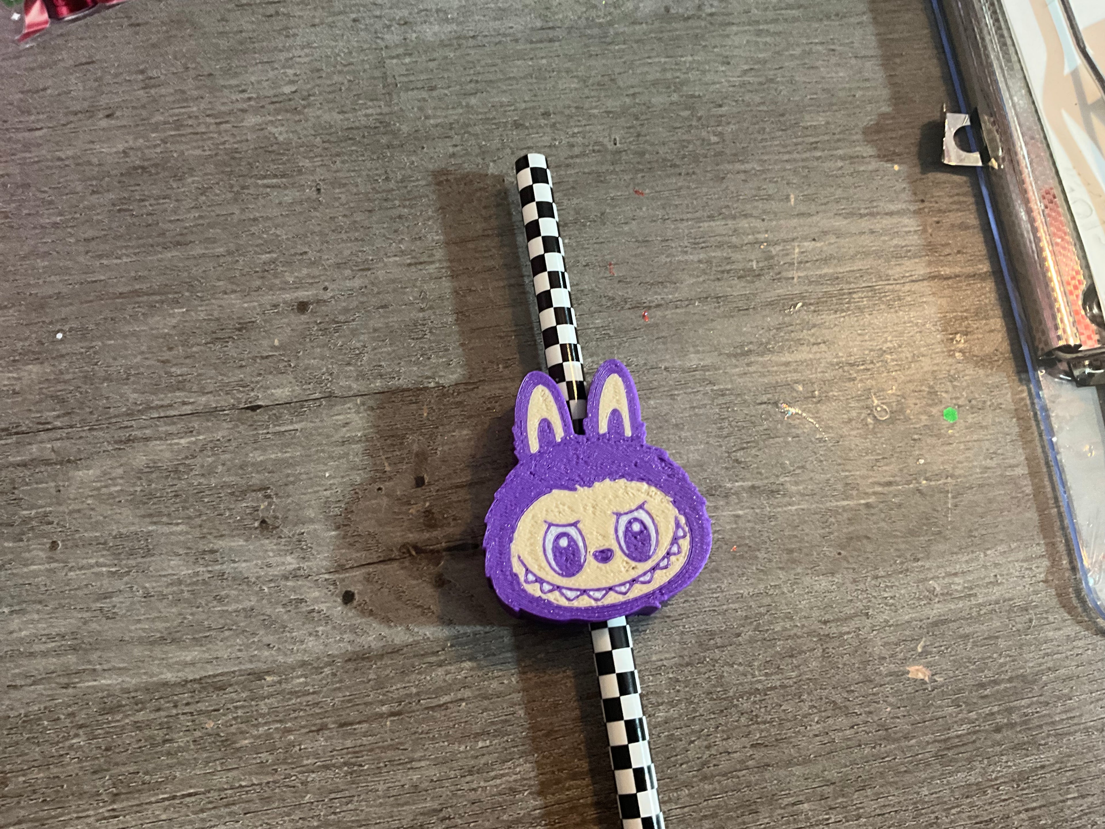 3D Straw Toppers