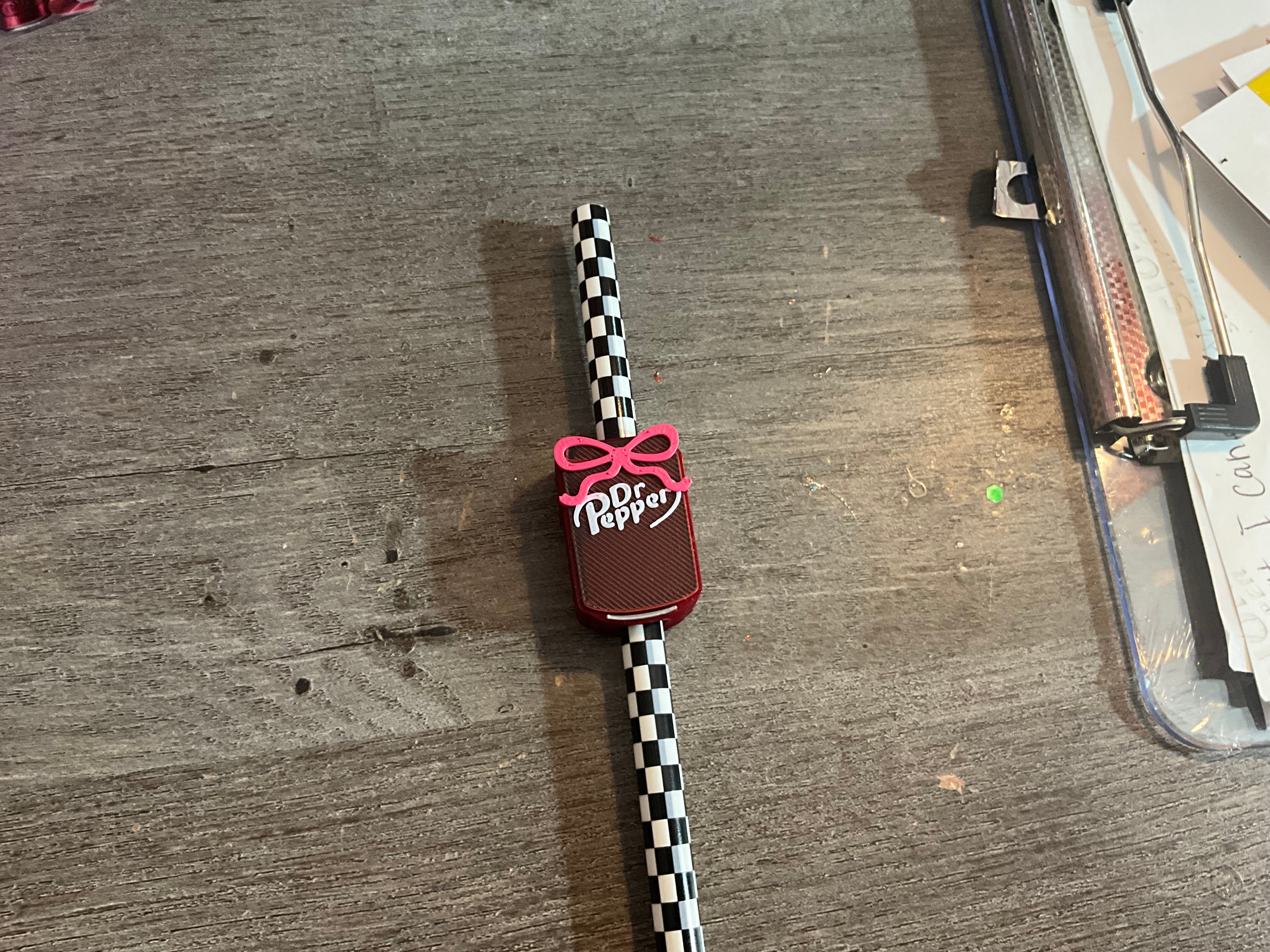 3D Straw Toppers