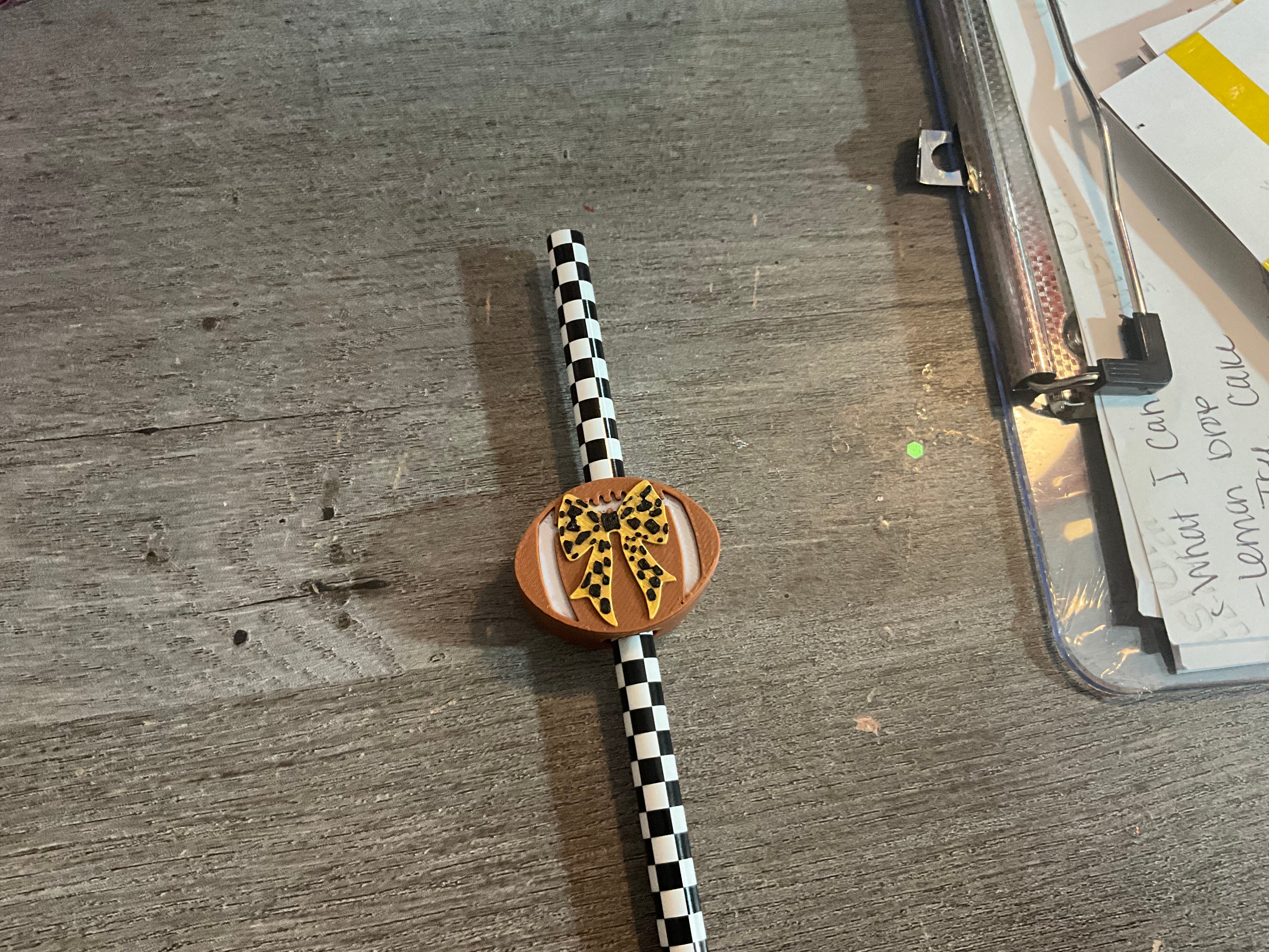 3D Straw Toppers
