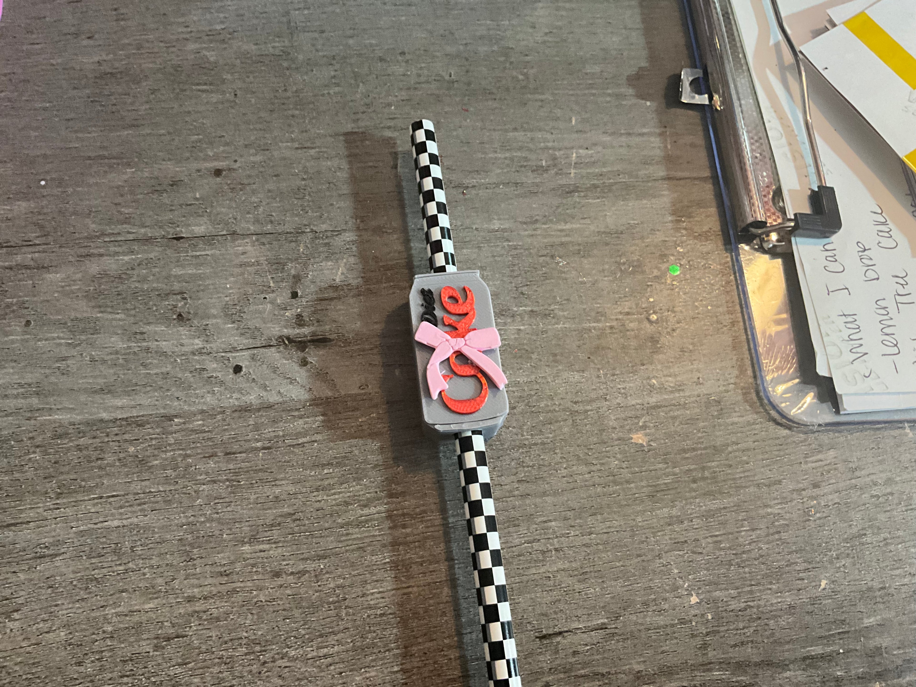 3D Straw Toppers