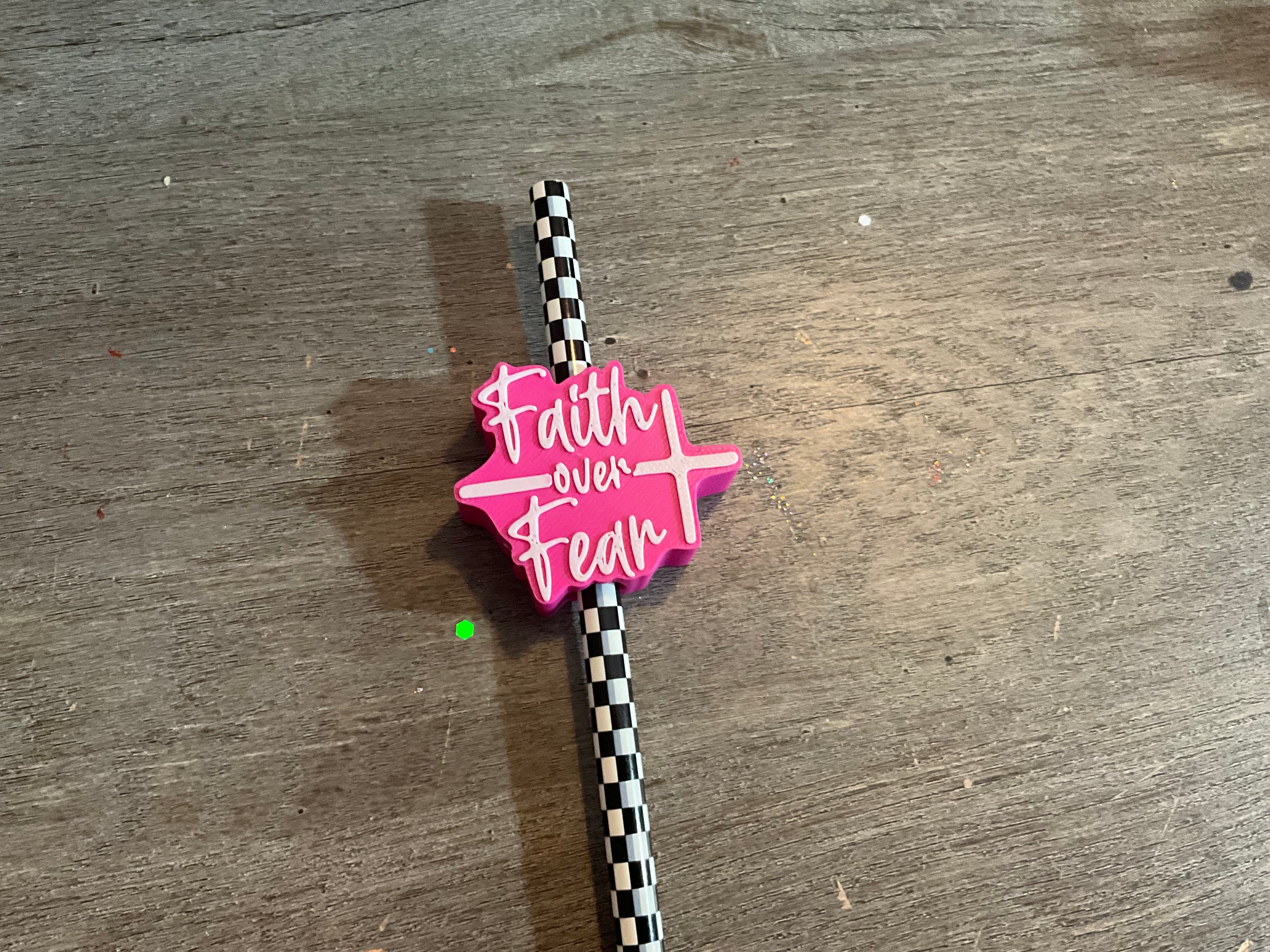 3D Straw Toppers