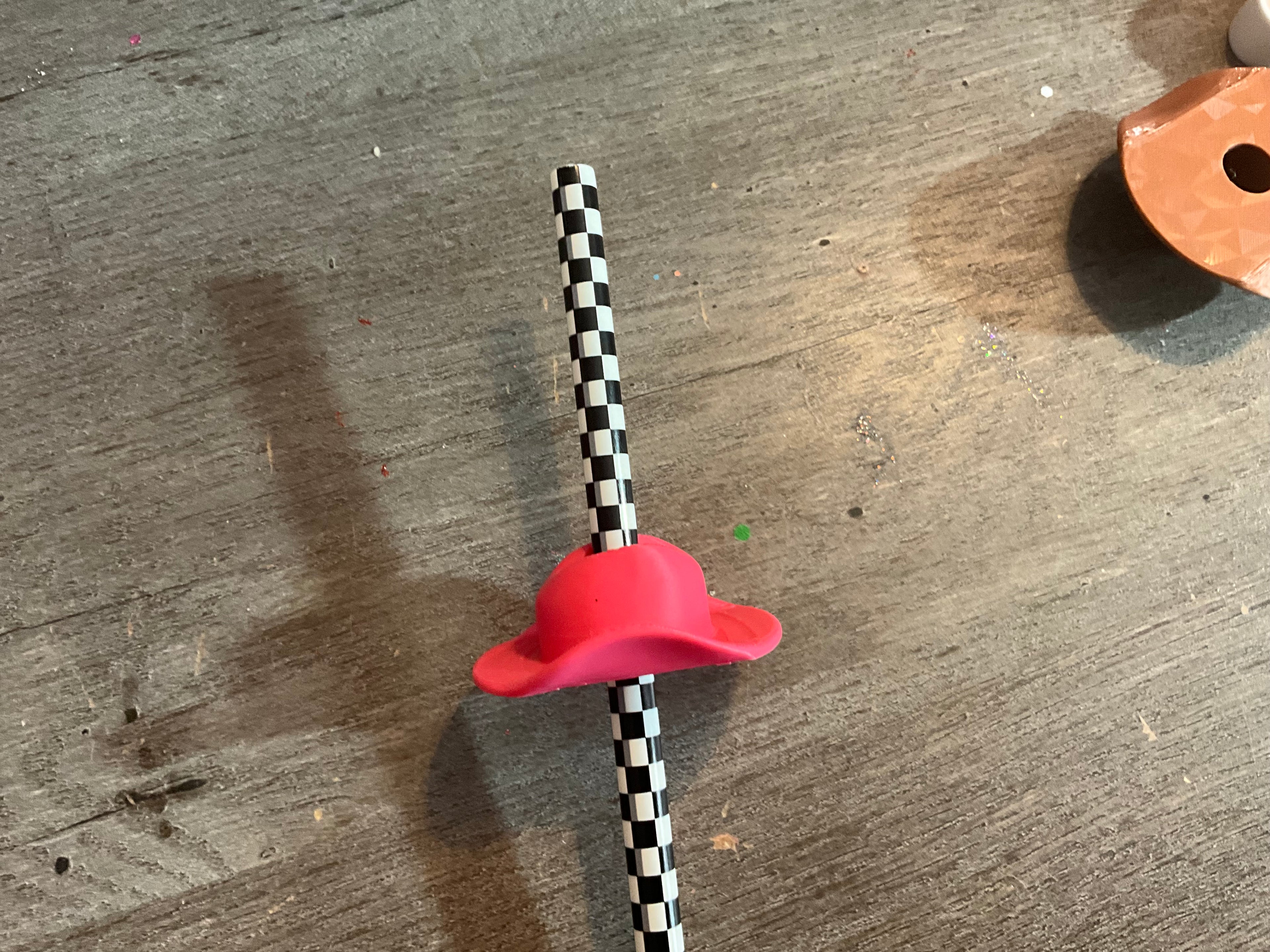 3D Straw Toppers
