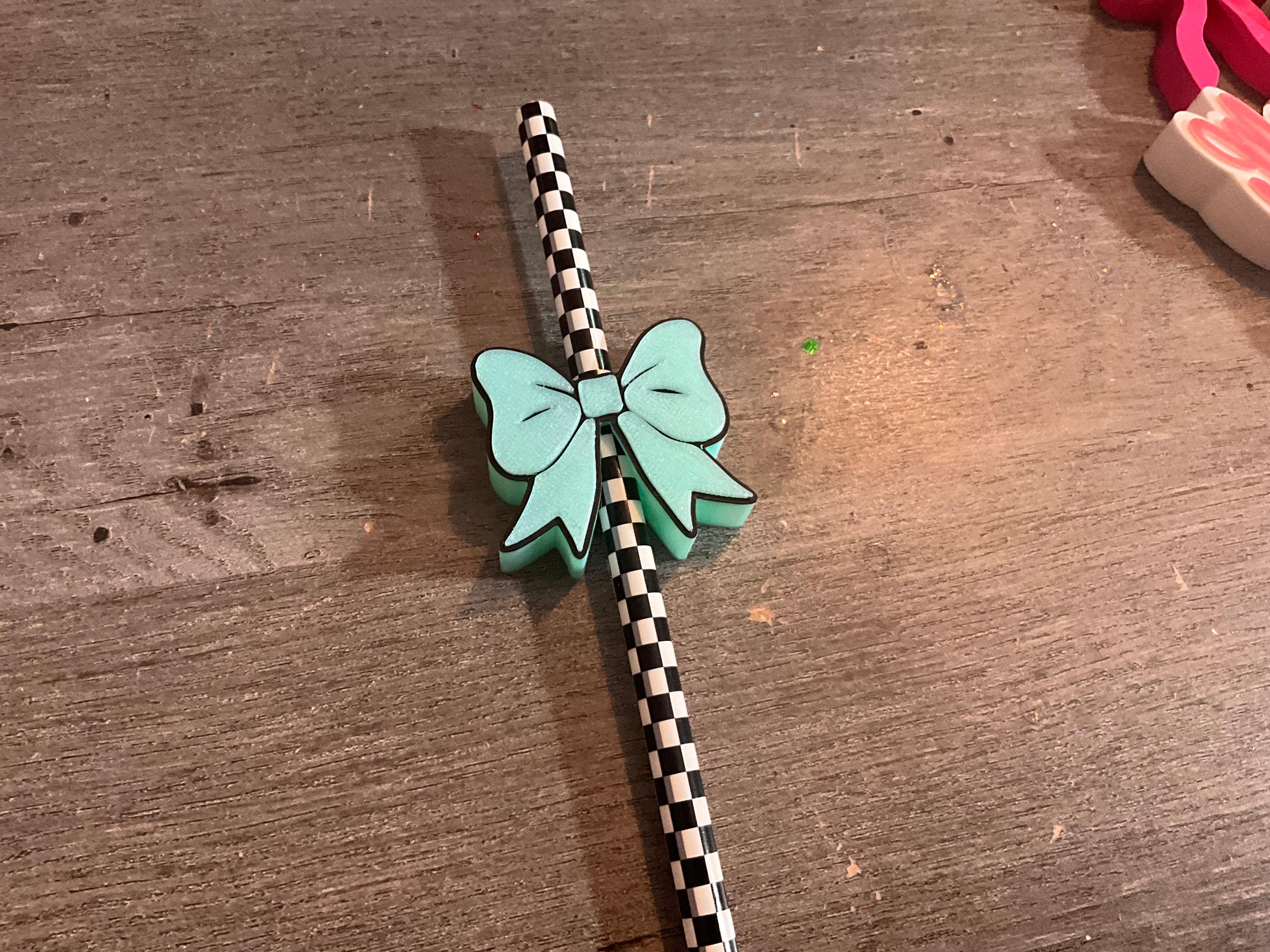 3D Straw Toppers