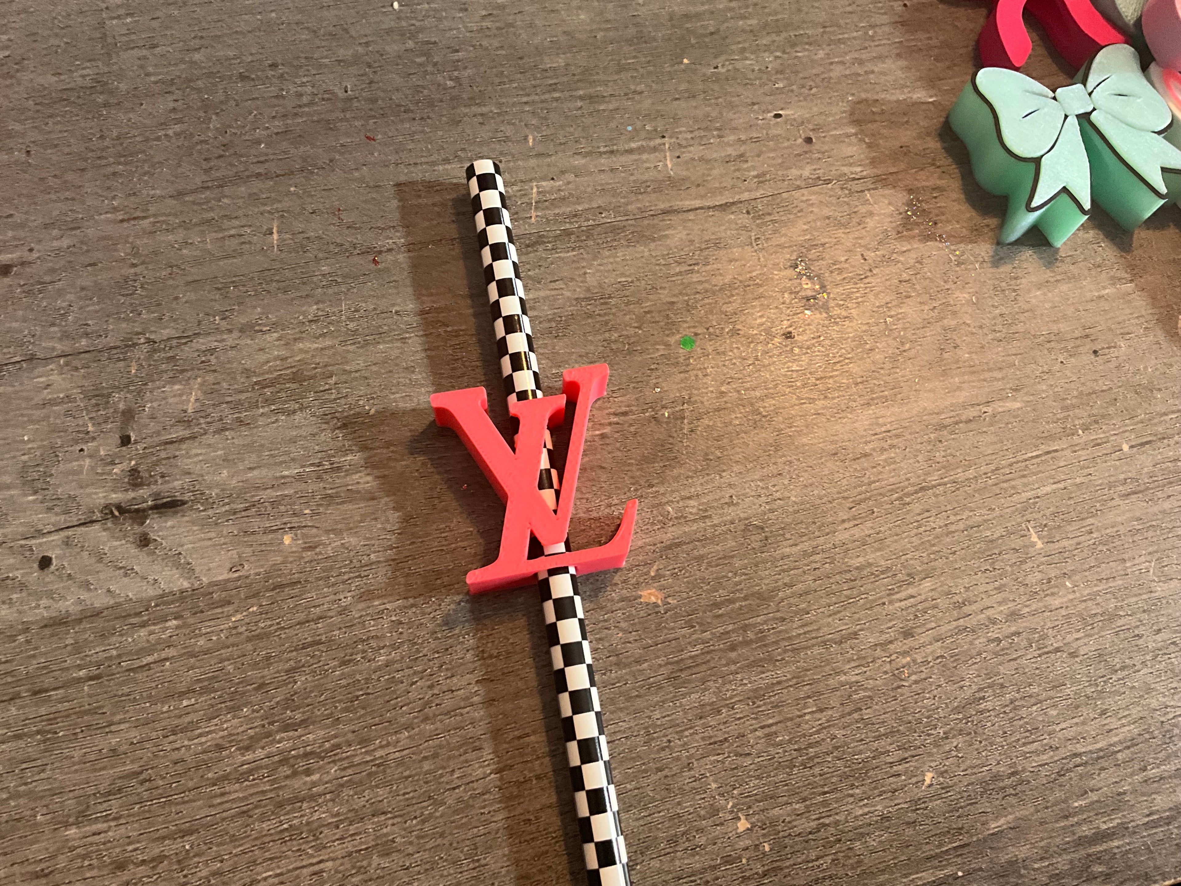 3D Straw Toppers