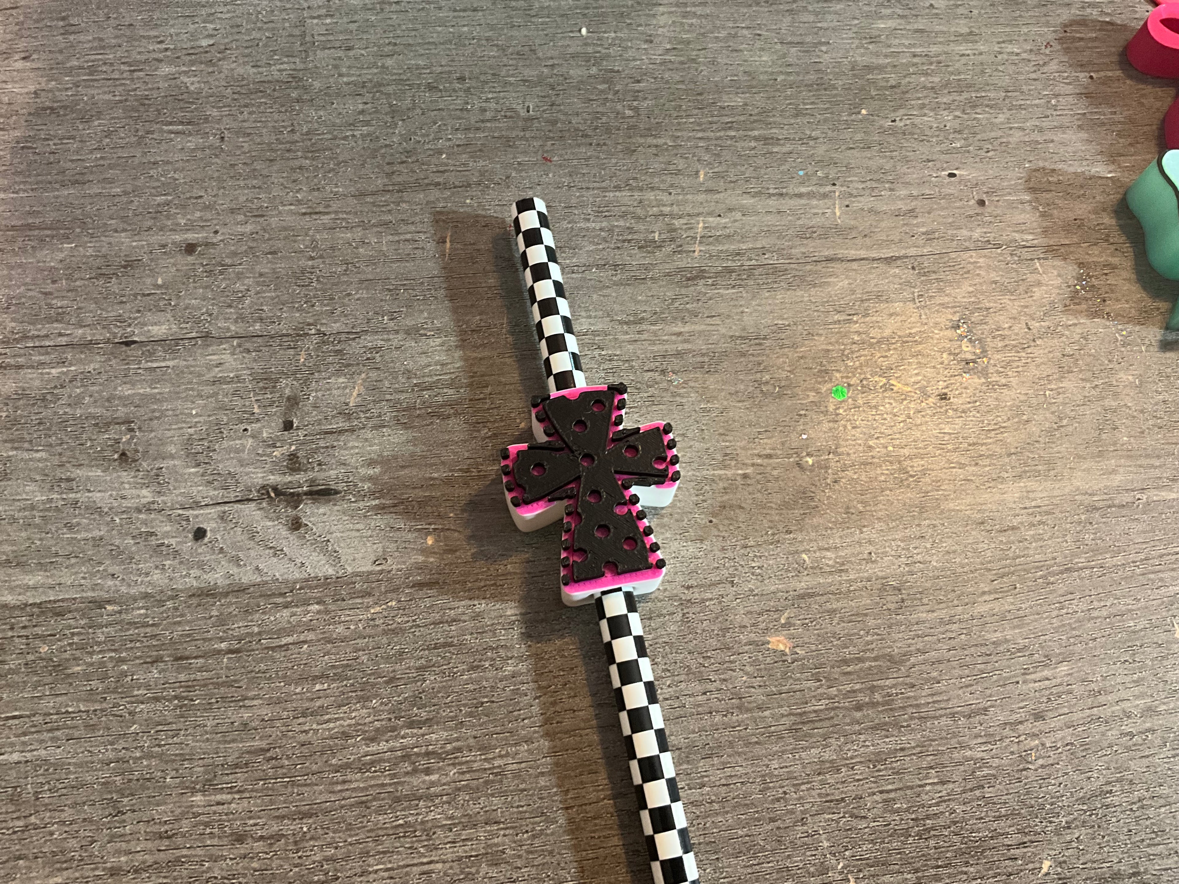 3D Straw Toppers