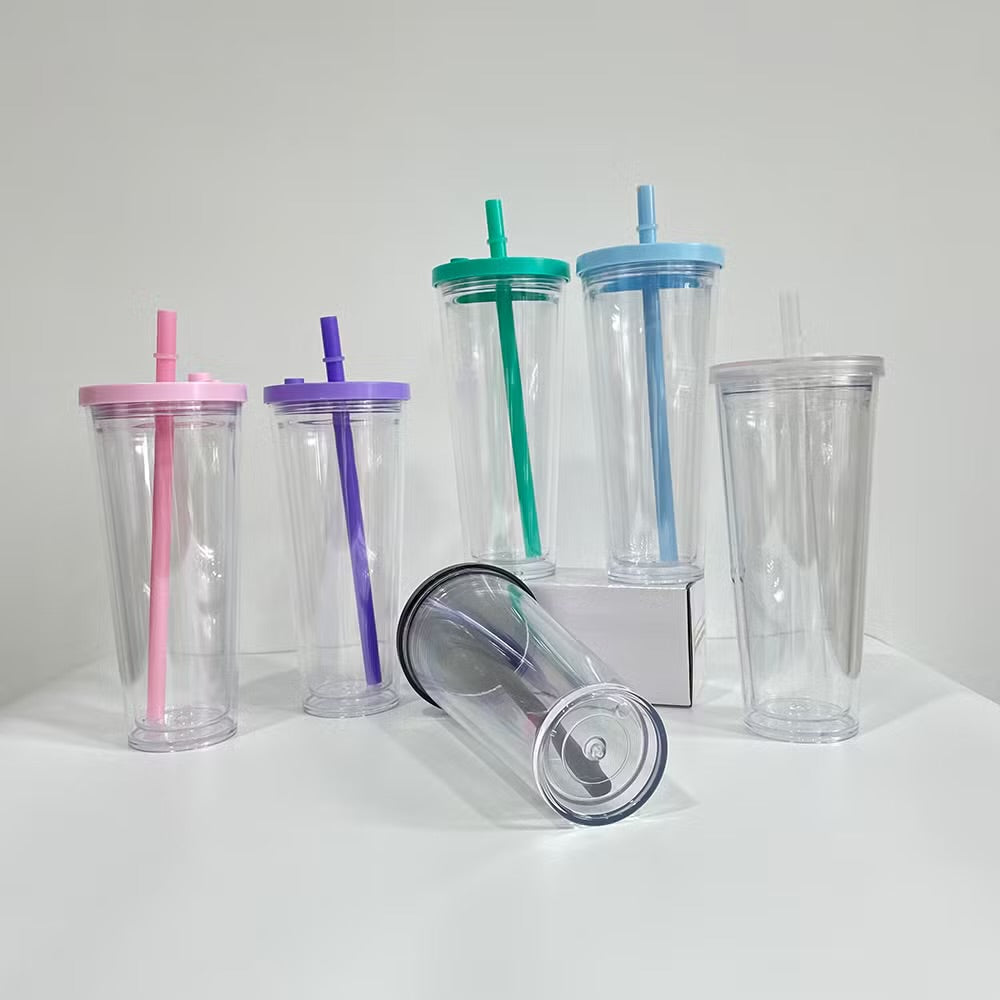 24oz spill proof boba snowglobe cups