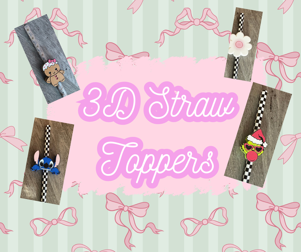 3D Straw Toppers