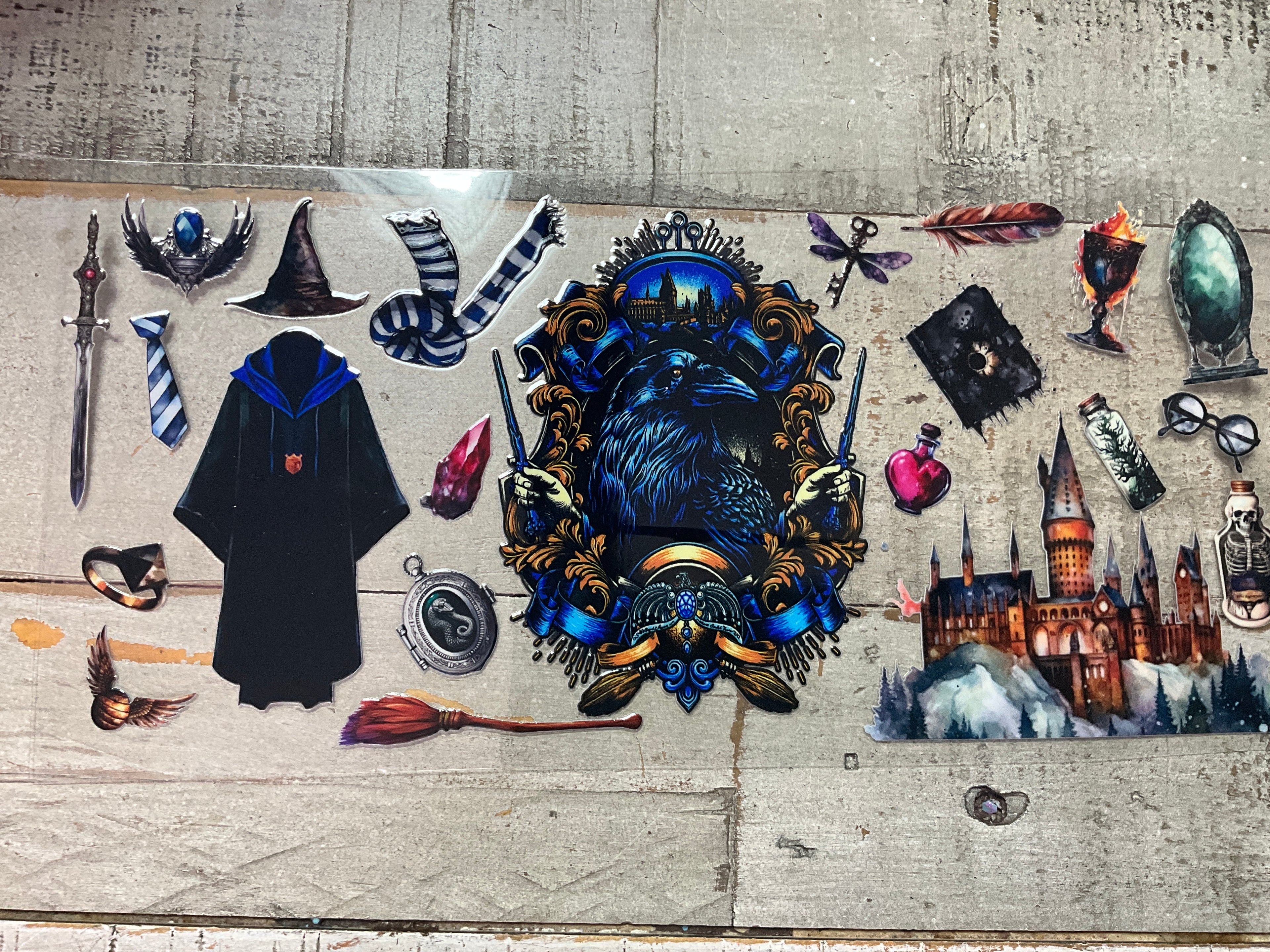Wizard blue house