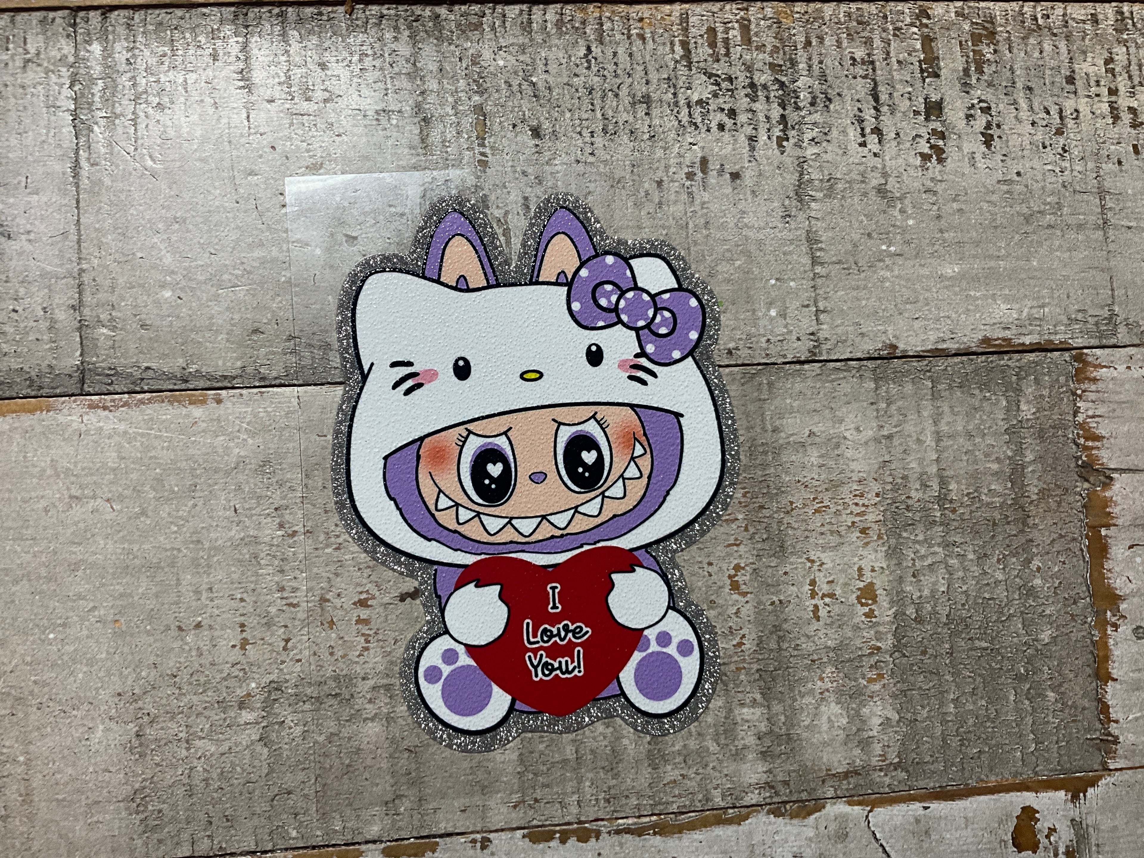 Lafufu glitter decal