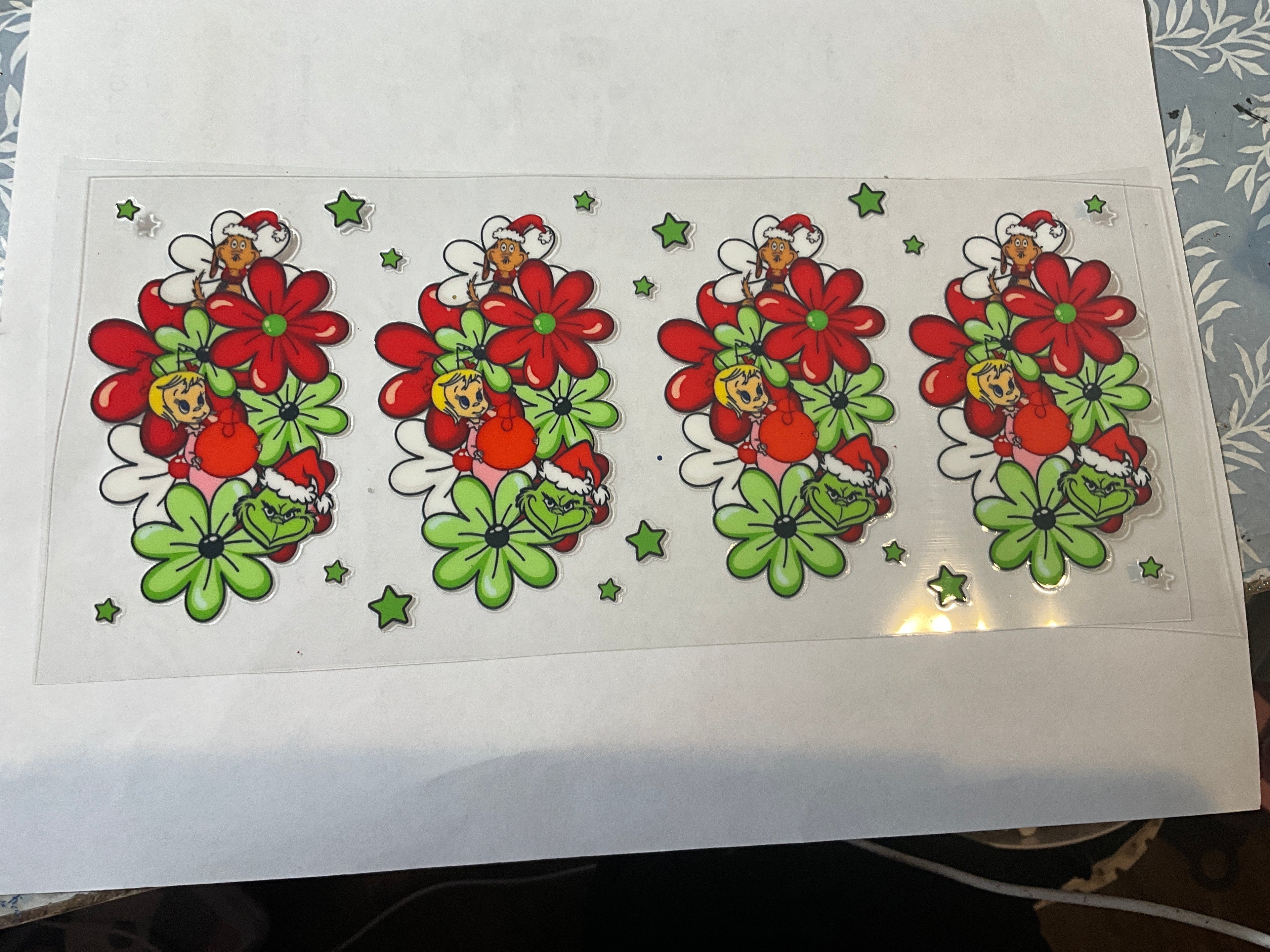 Green man floral strips