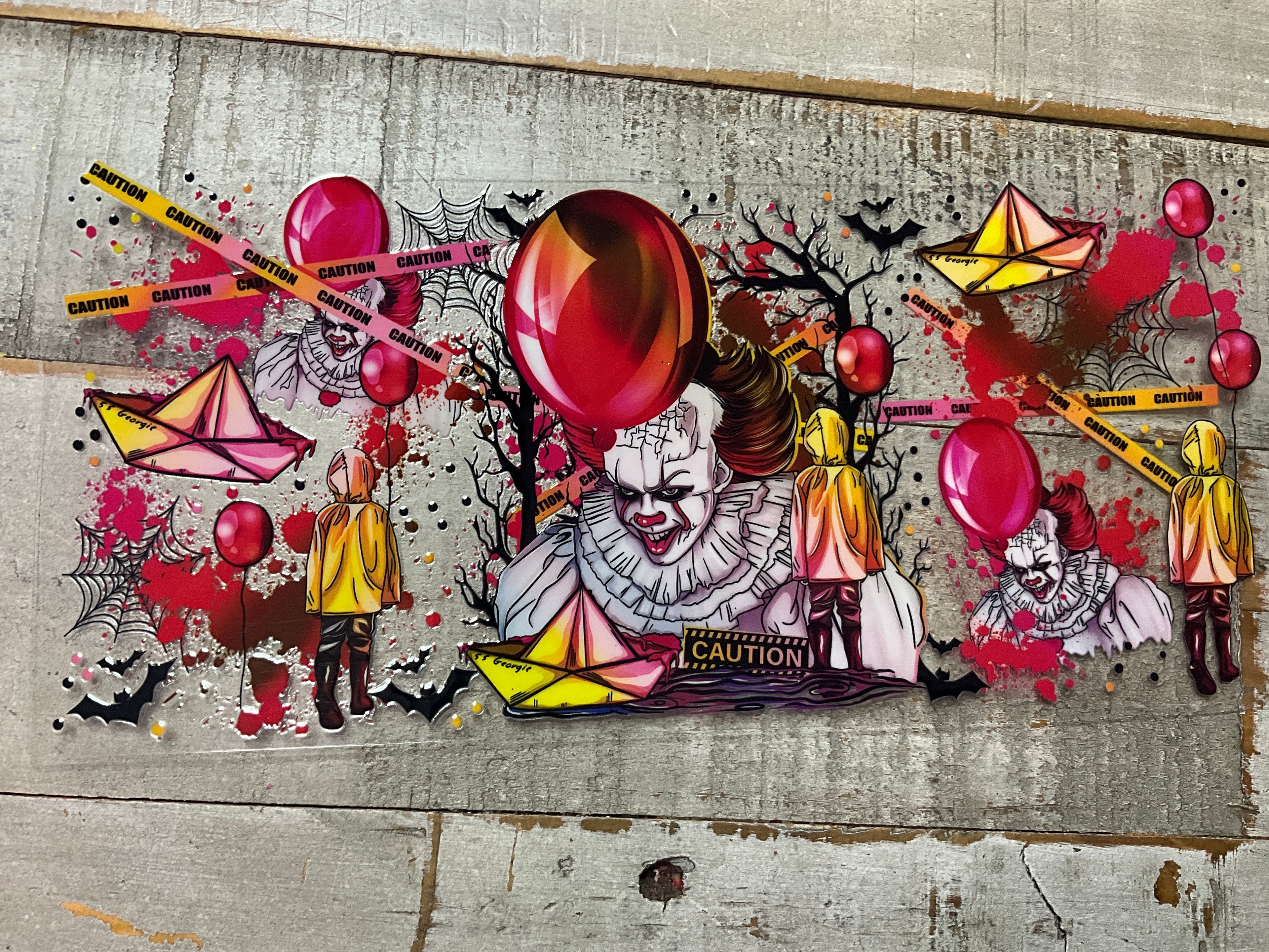 Horror red balloon