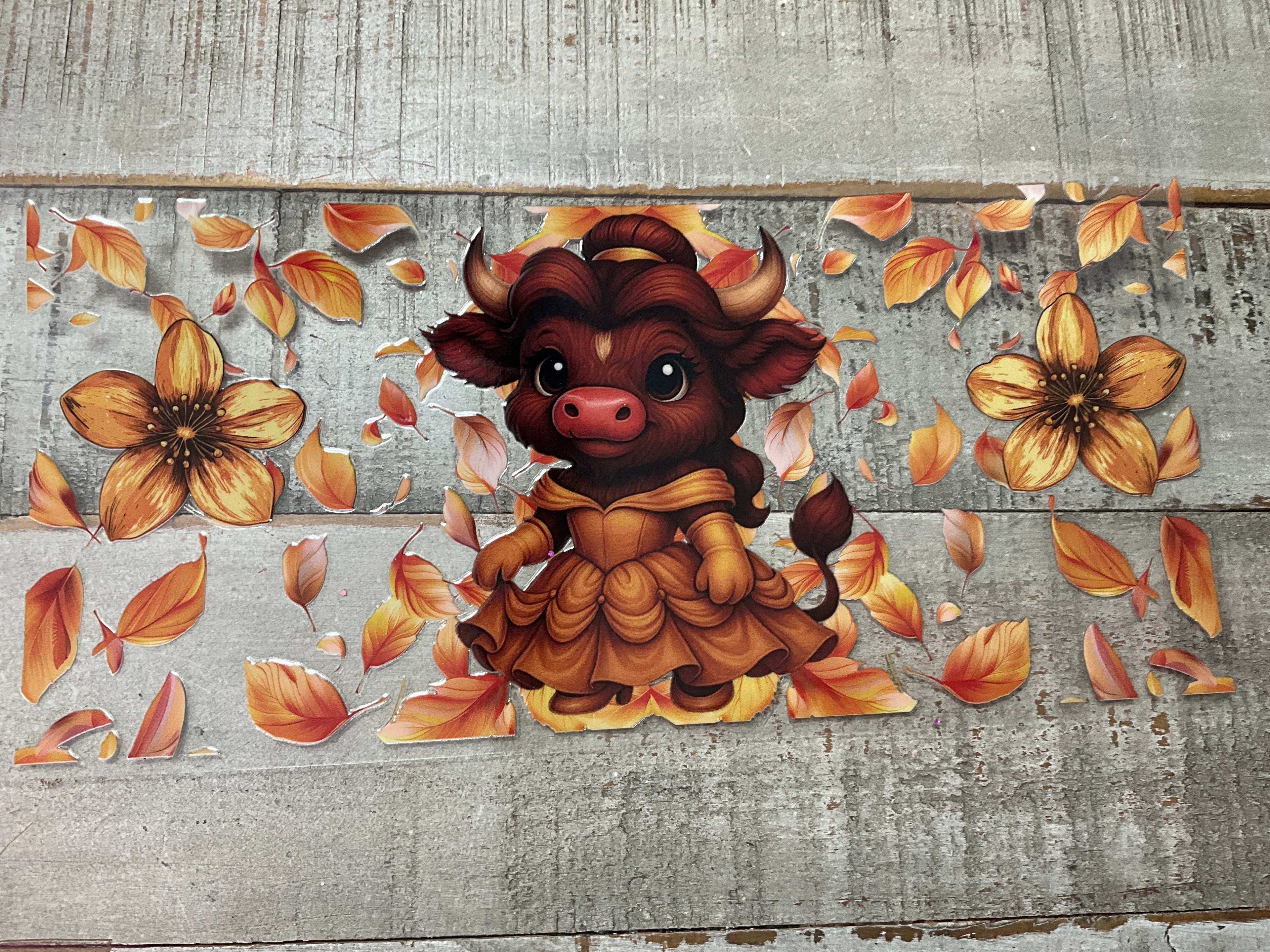Cow fall dress