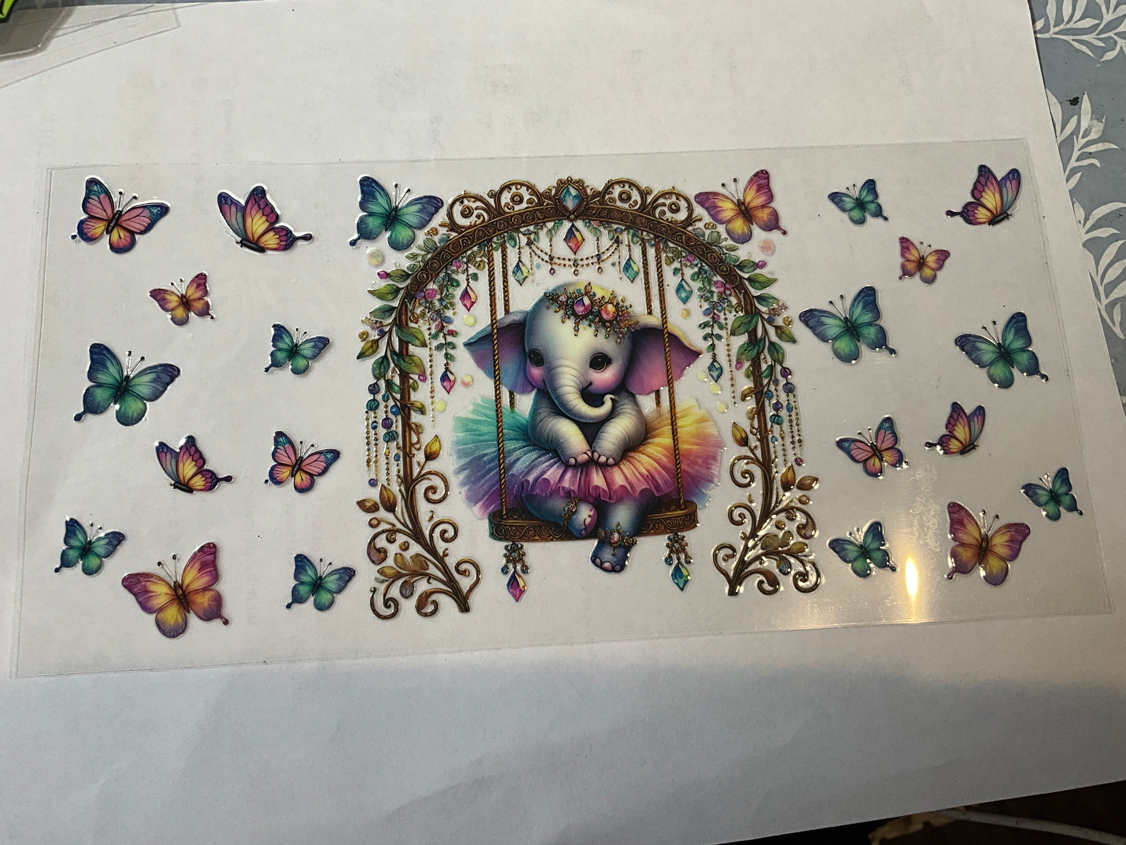 Rainbow elephant