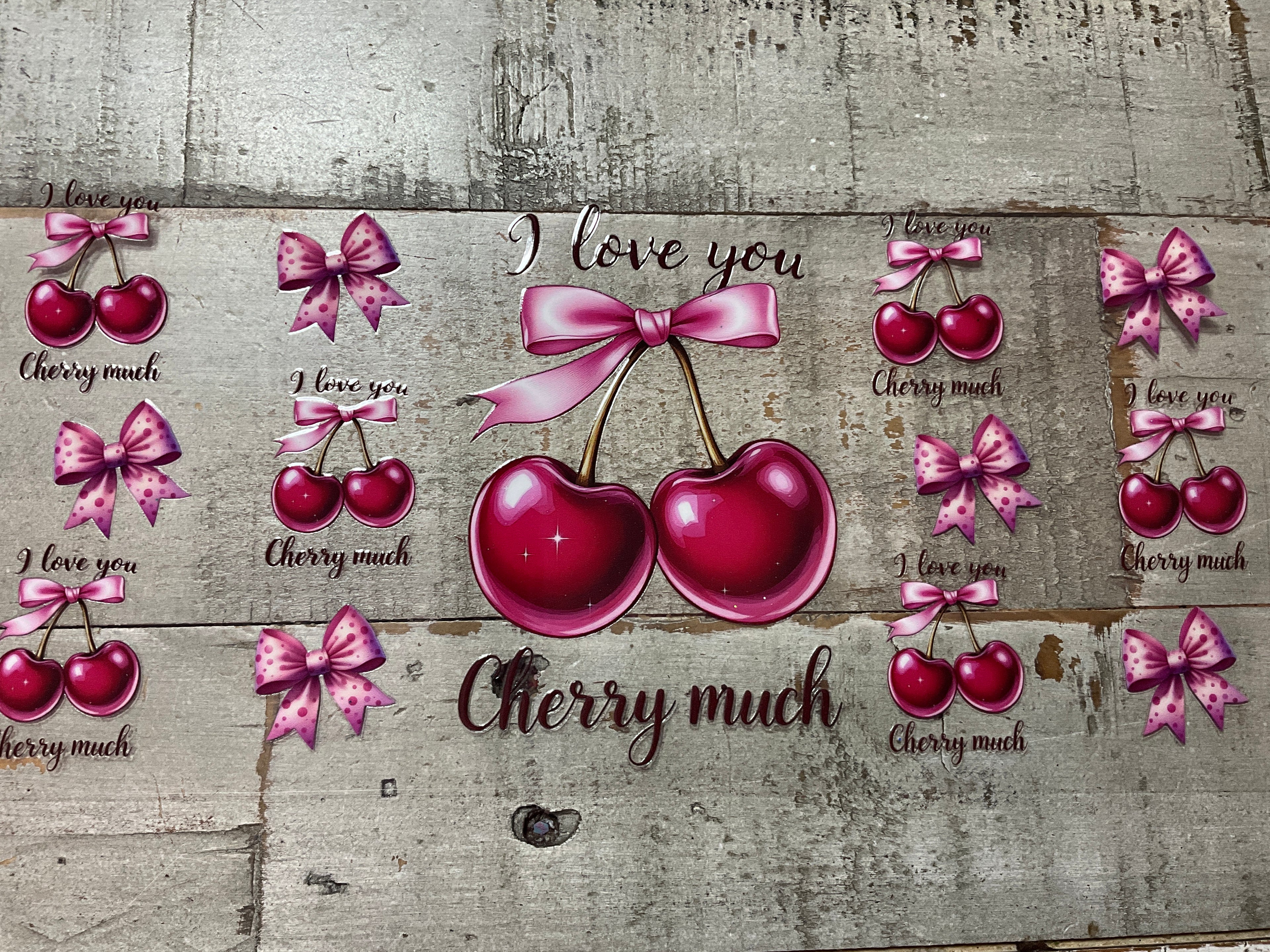 Love you cherry much bows