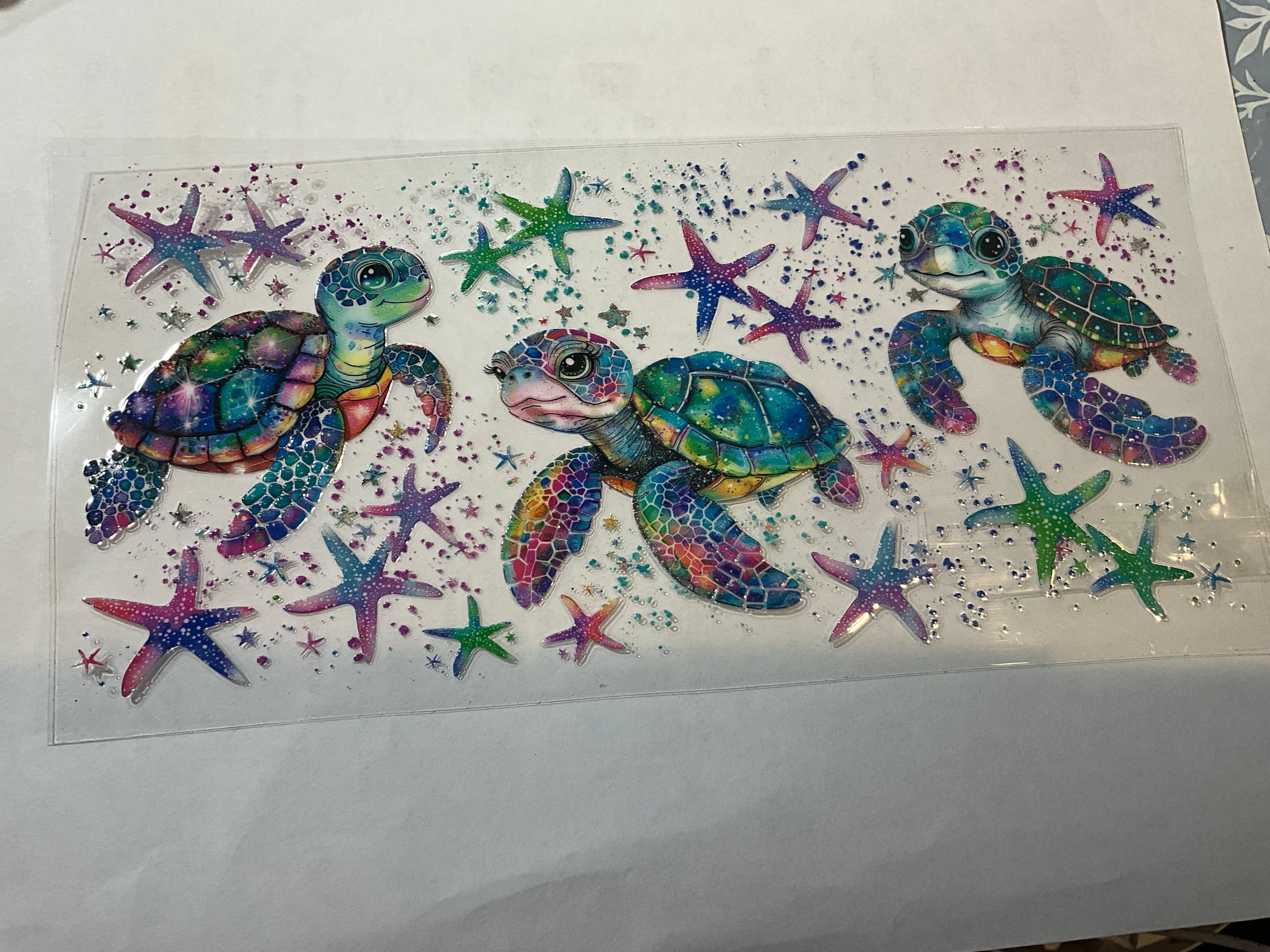 Rainbow turtles & starfish