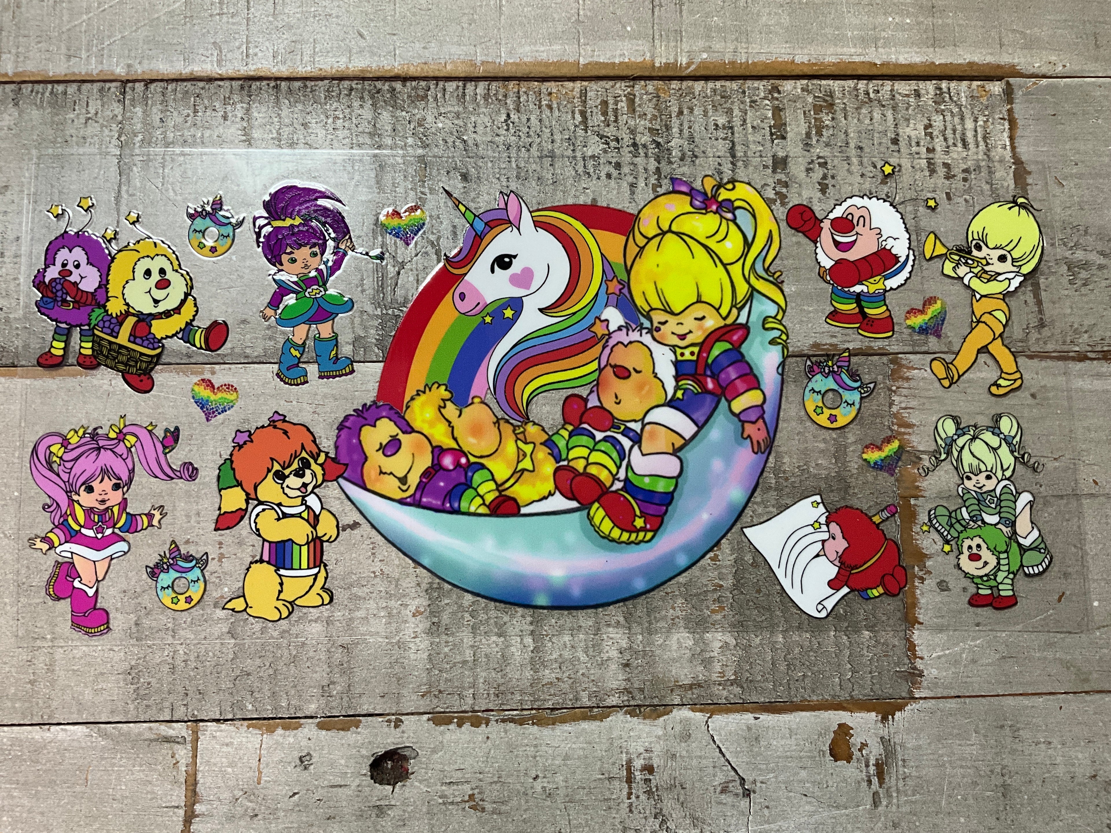 Rainbow little girl