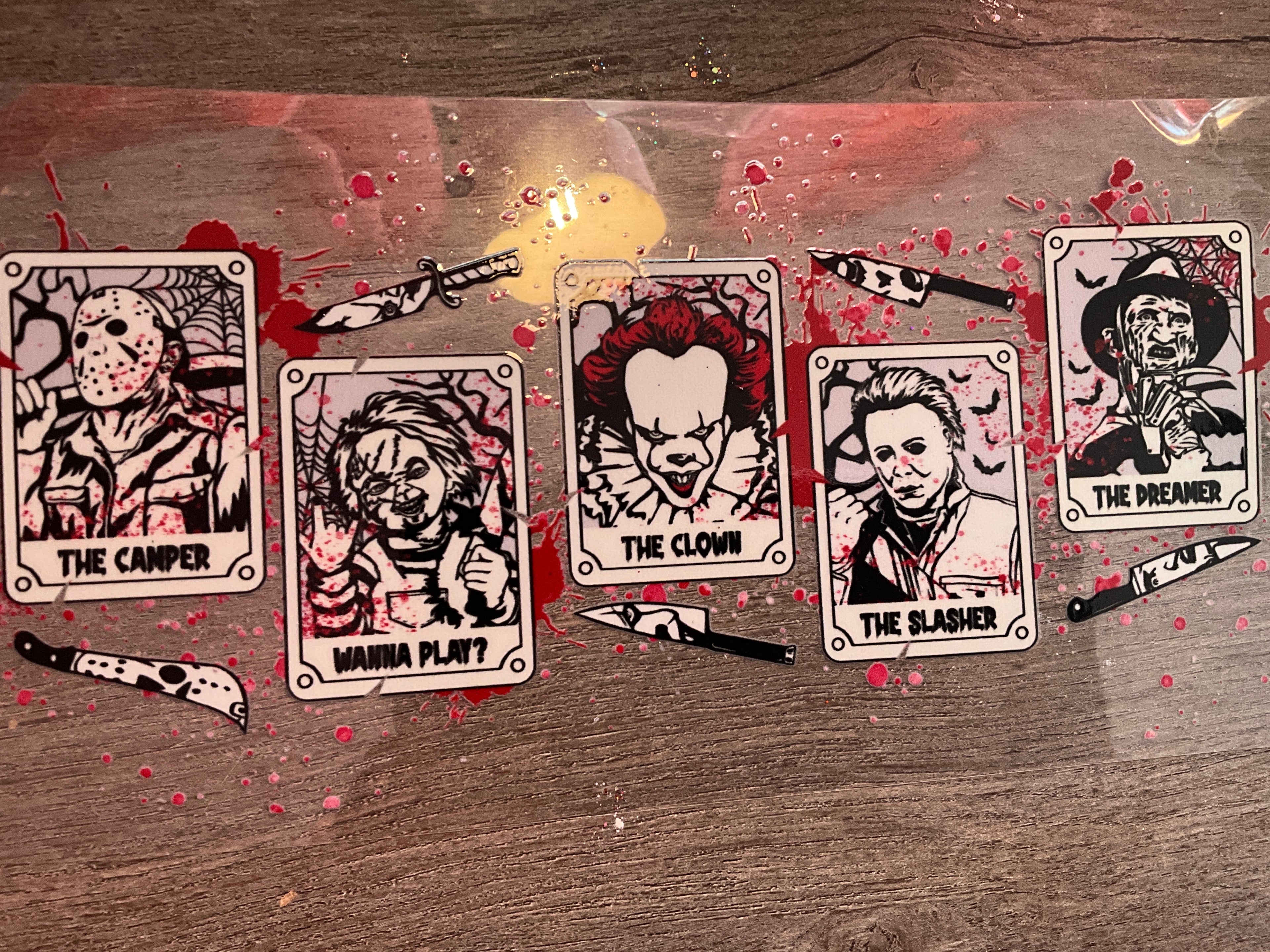 Horror Character cards