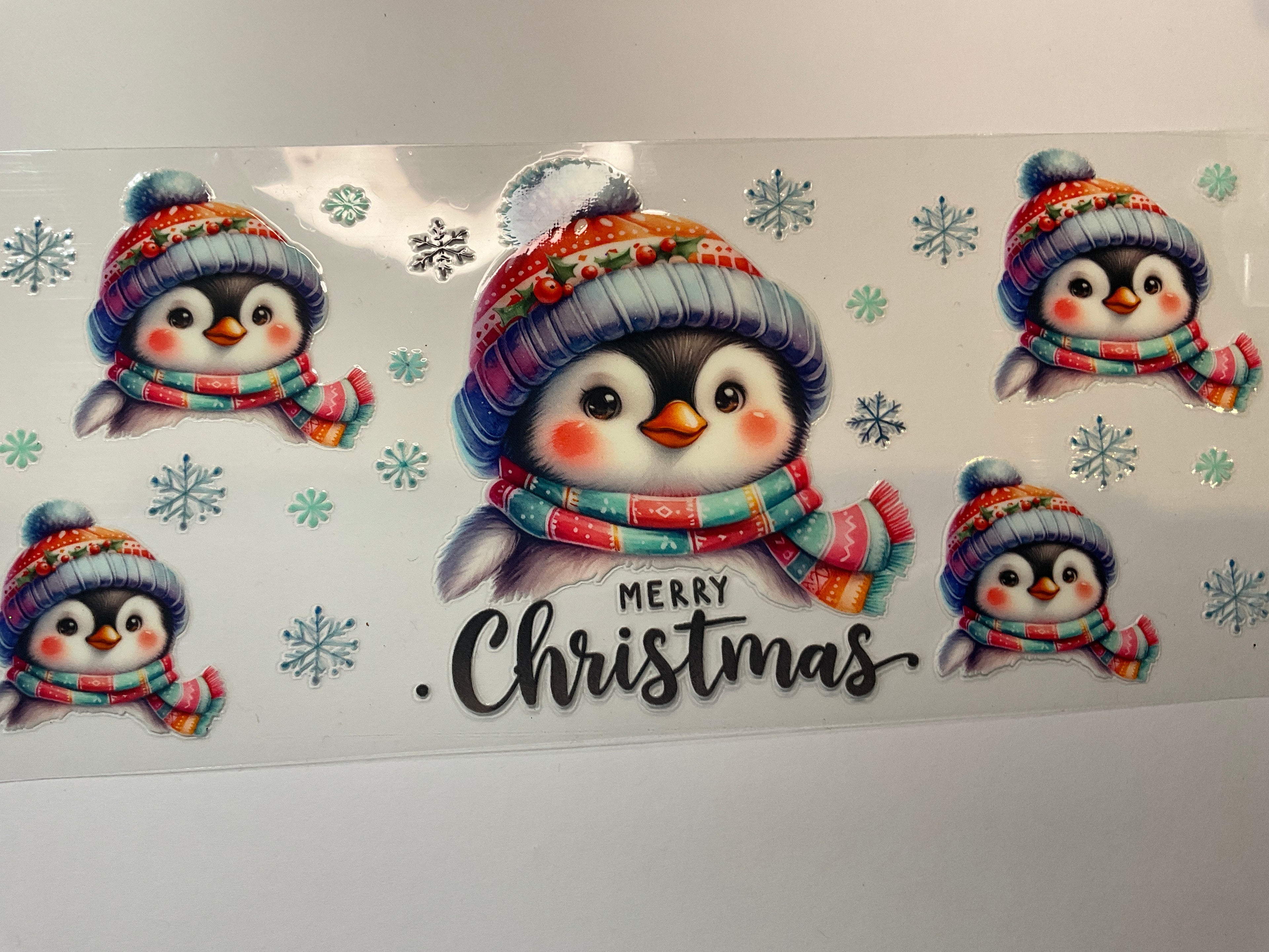 Christmas penguins