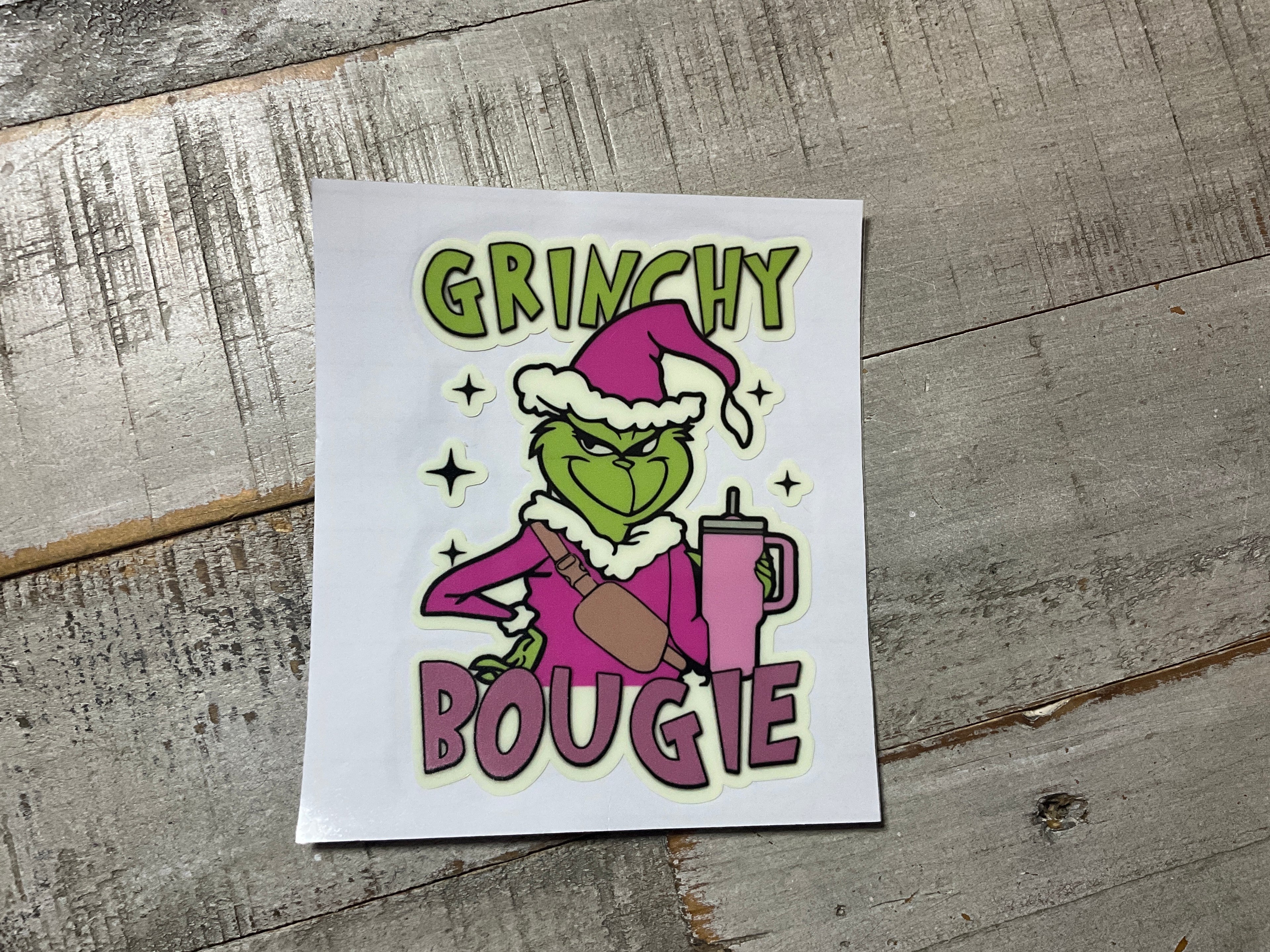 Boujee green man glow in dark