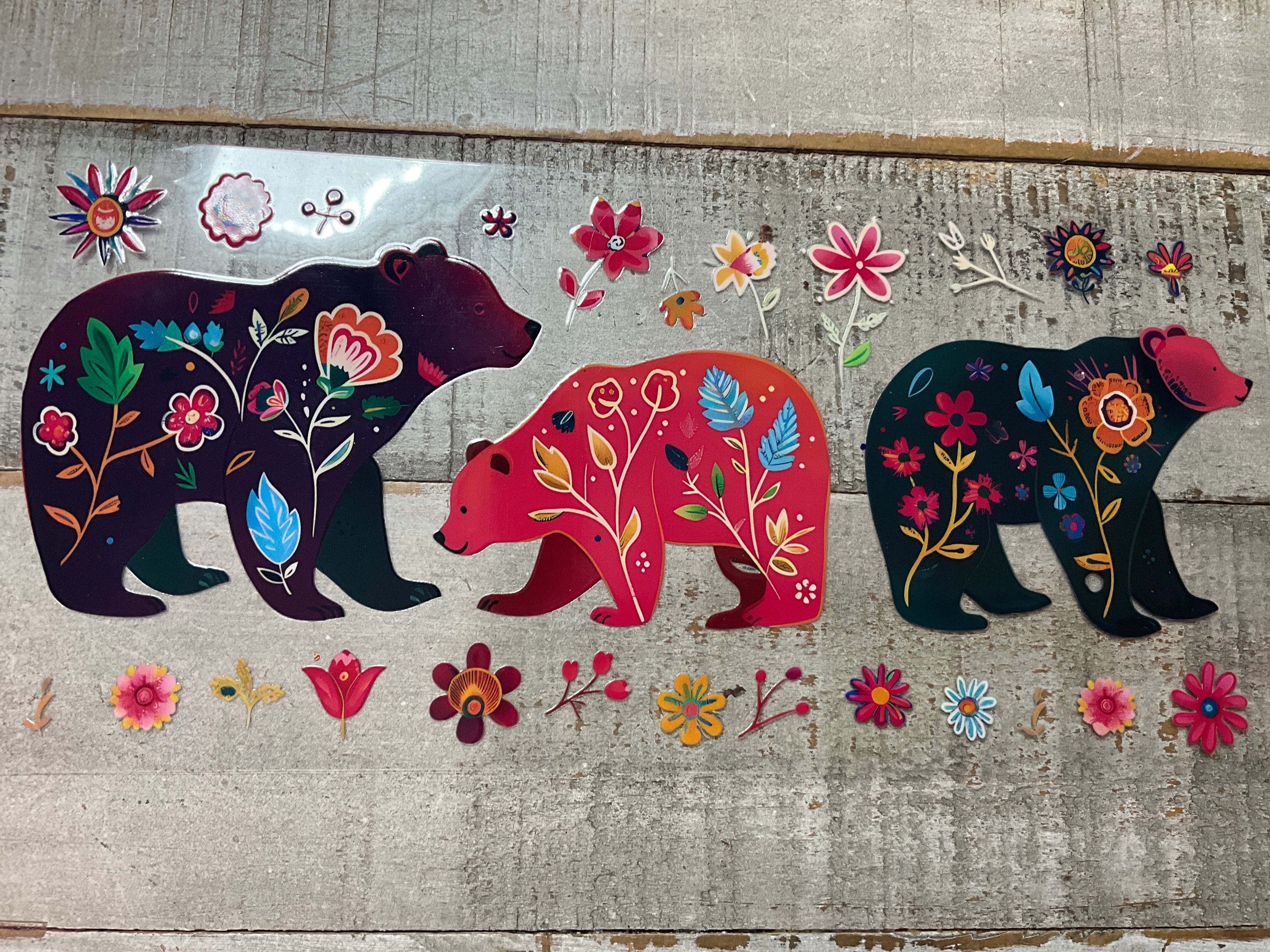Floral bears