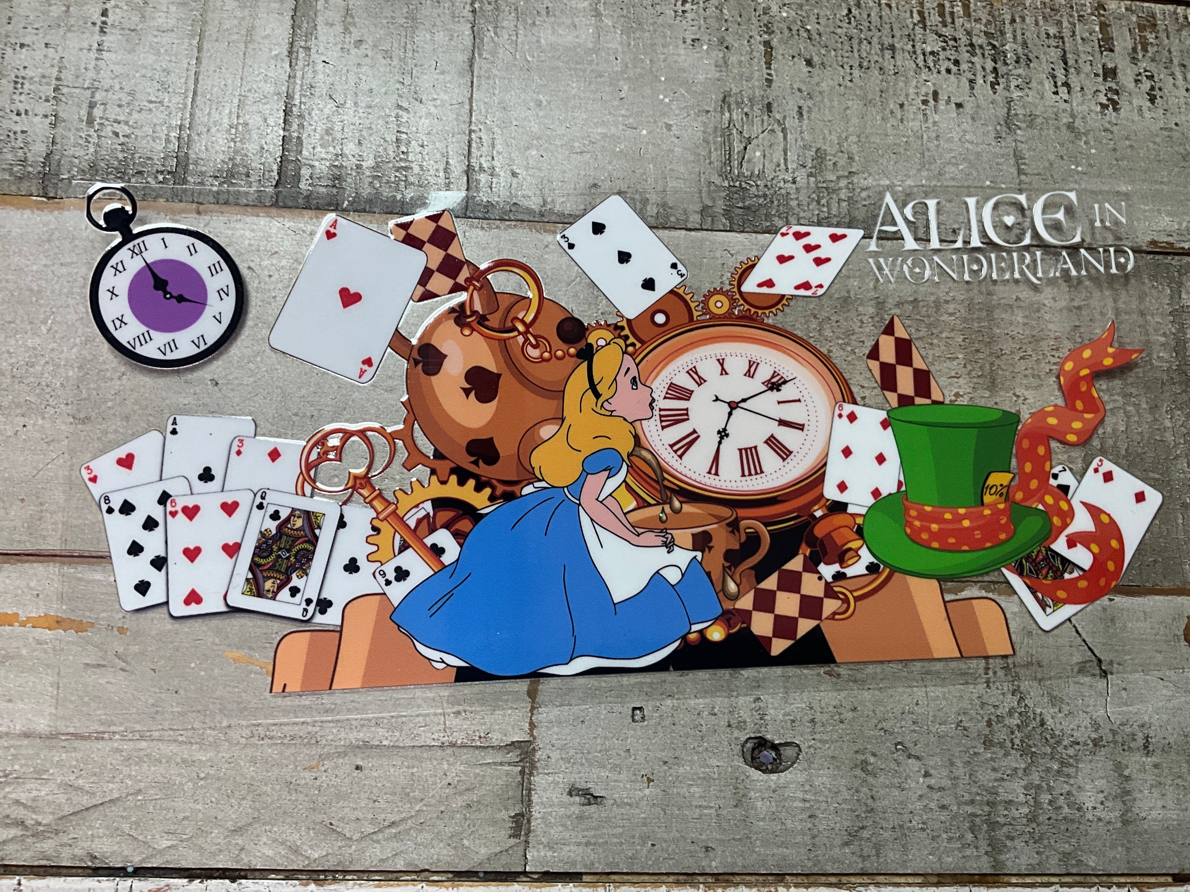 Blonde girl & cards