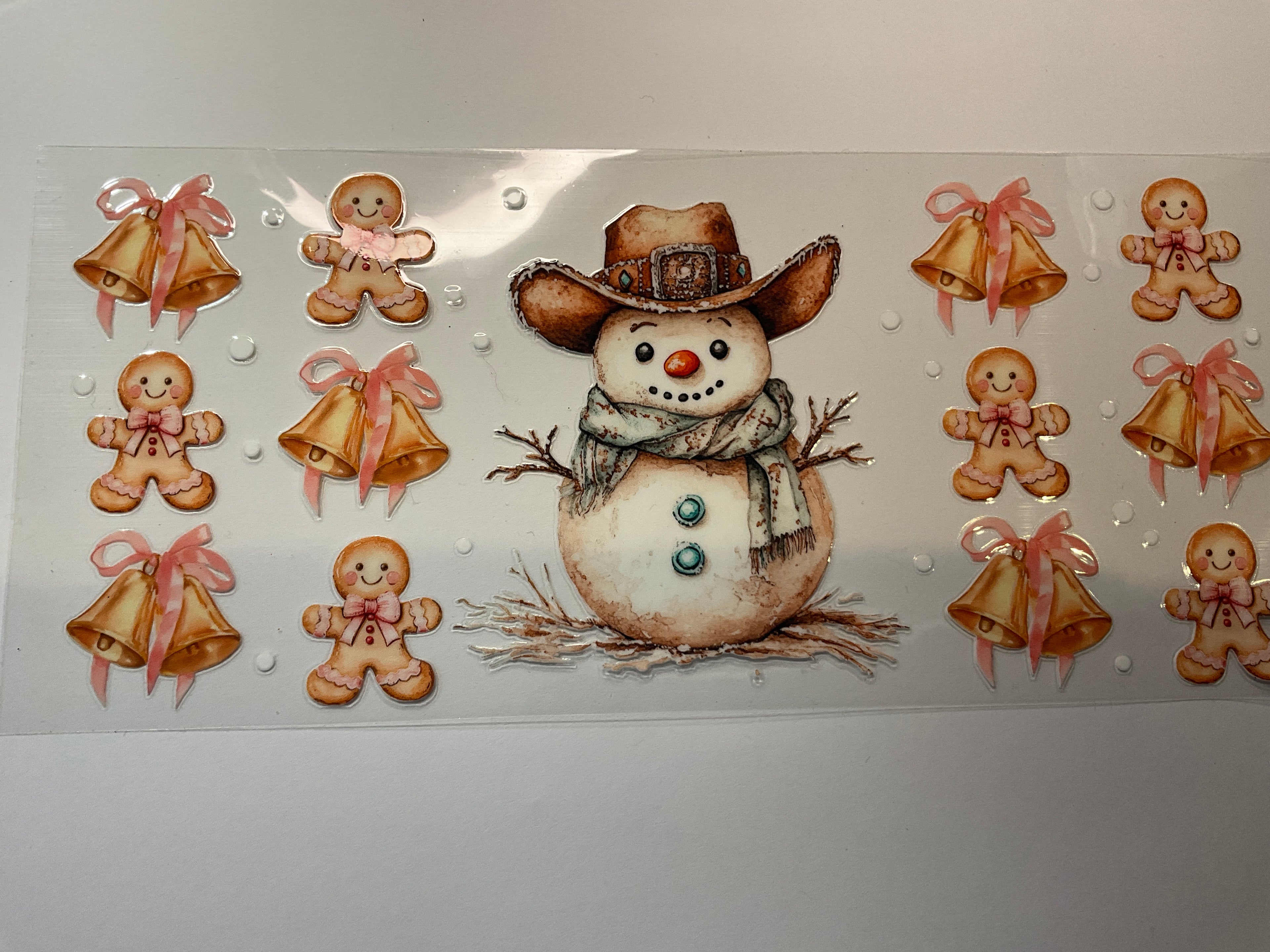 Snowman & gingerbread men