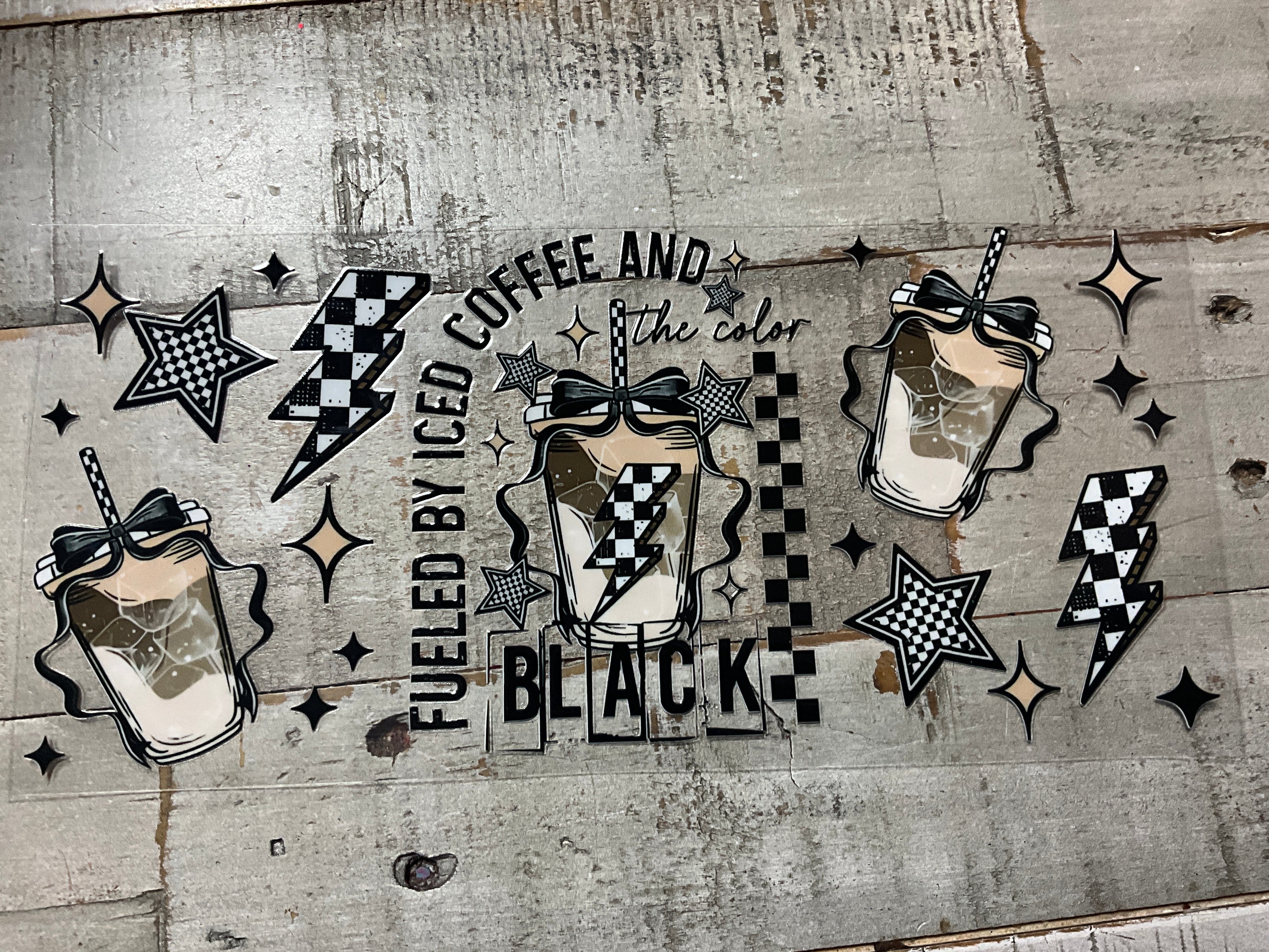 Fueled by ice coffee & black