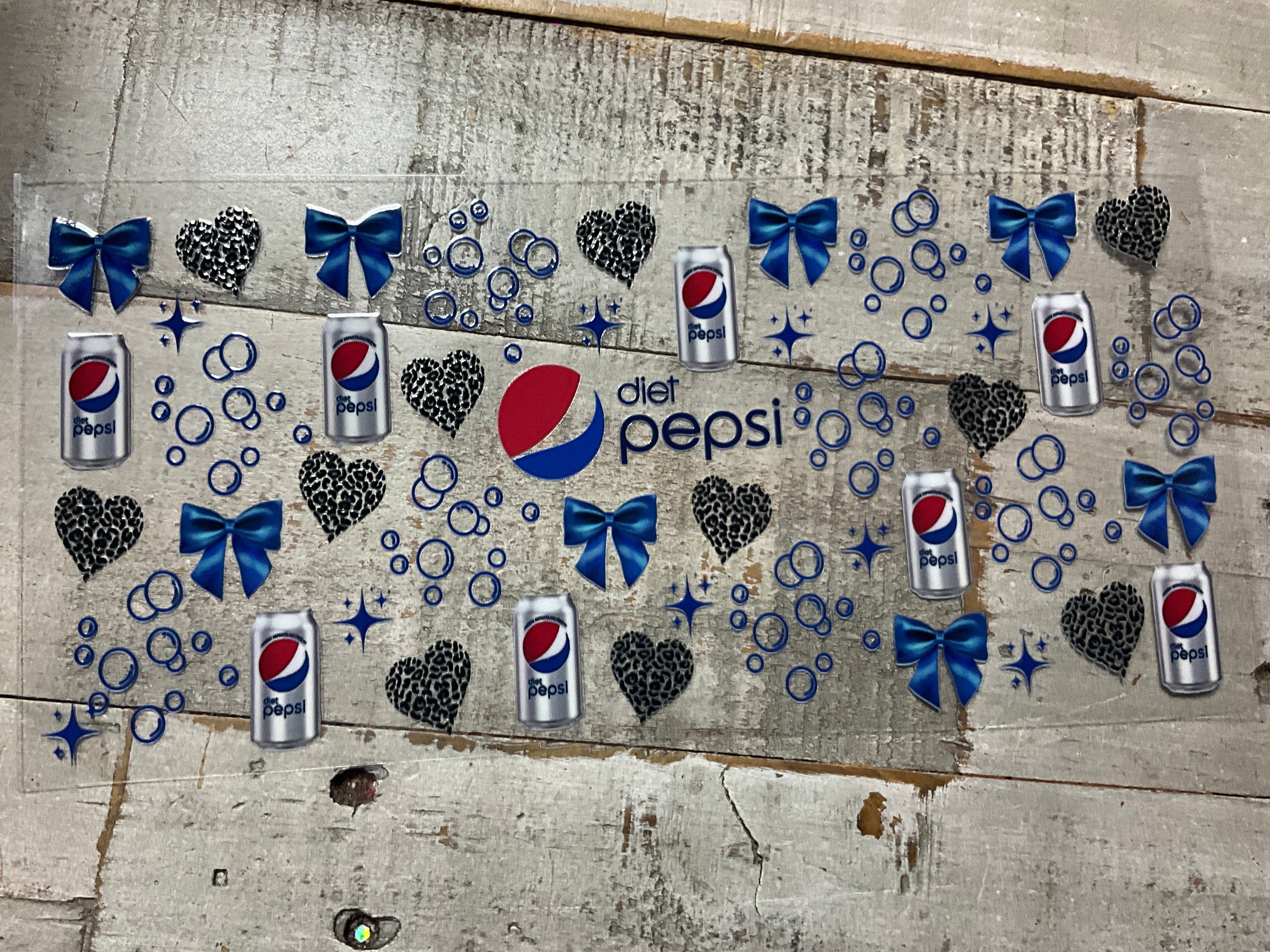 Diet Pepsi & hearts