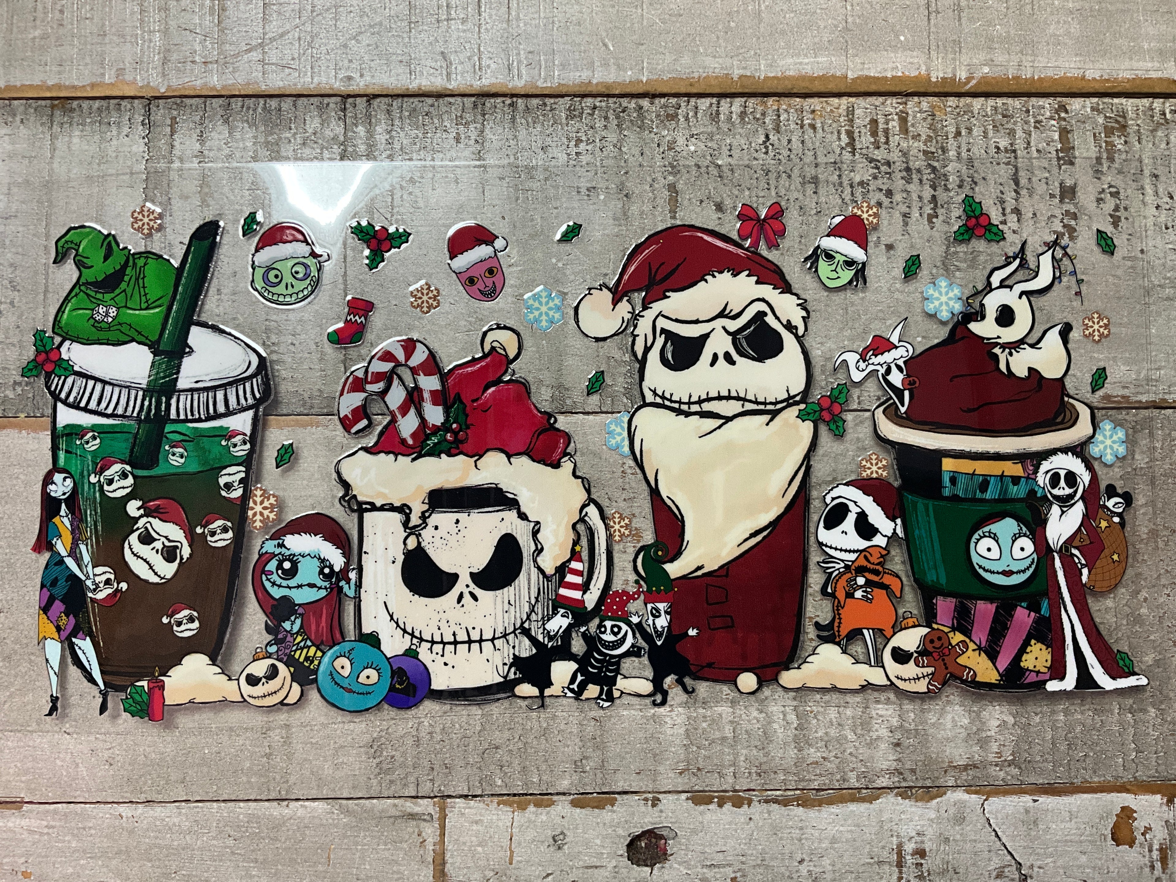 Mr skelly Christmas cups