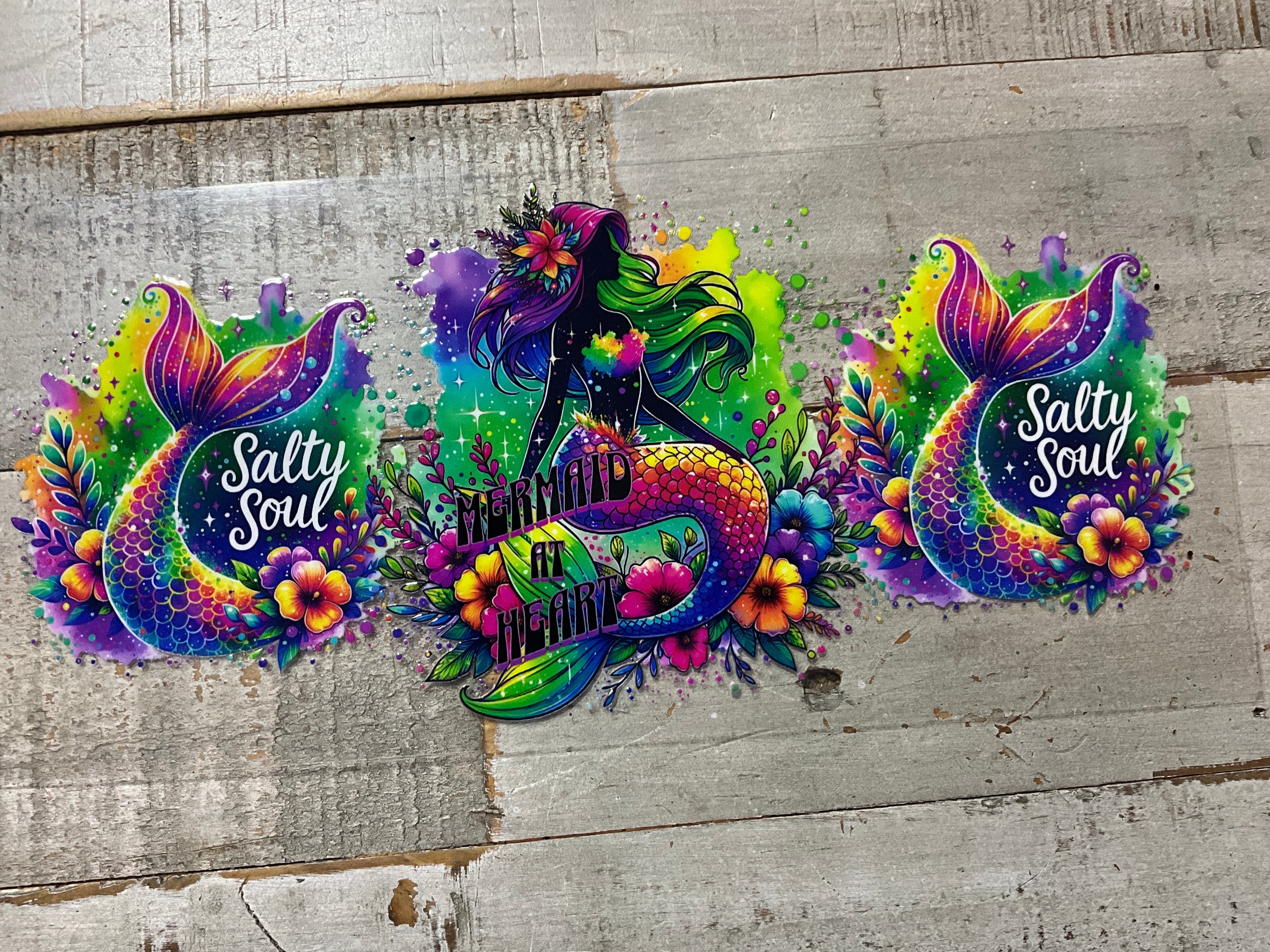Colorful mermaid