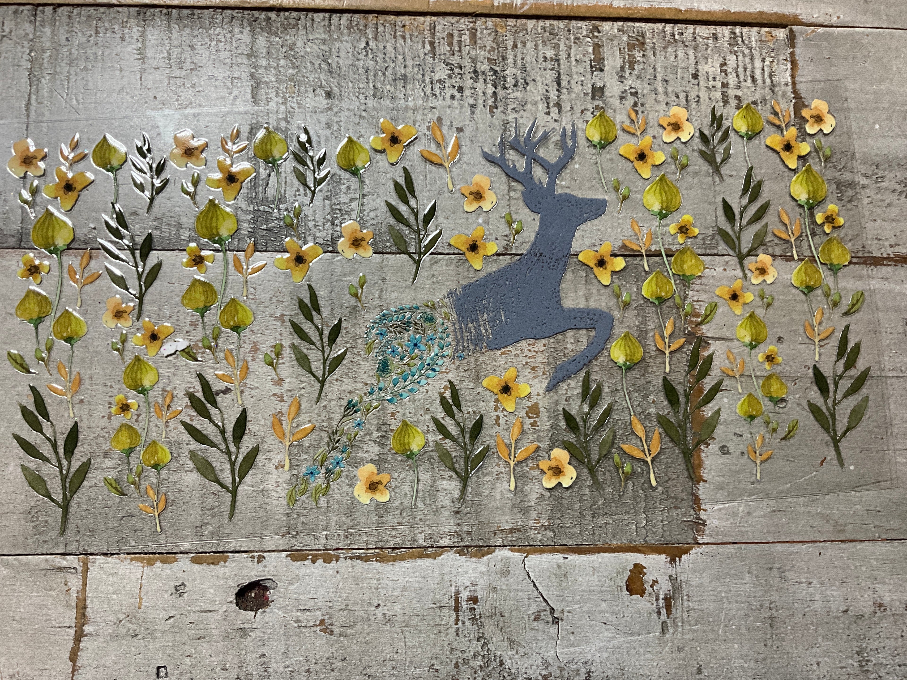 Floral deer