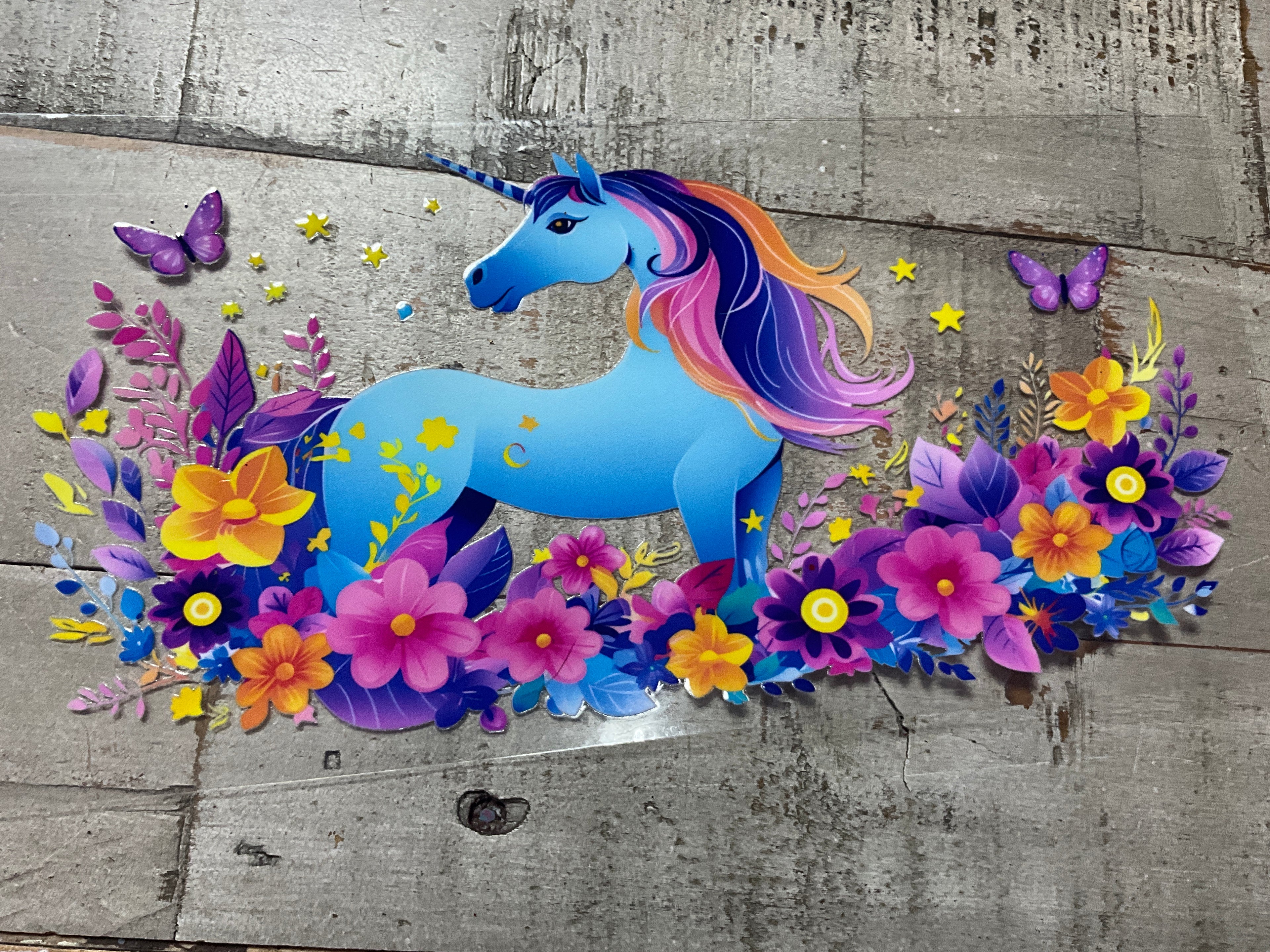 Blue unicorn