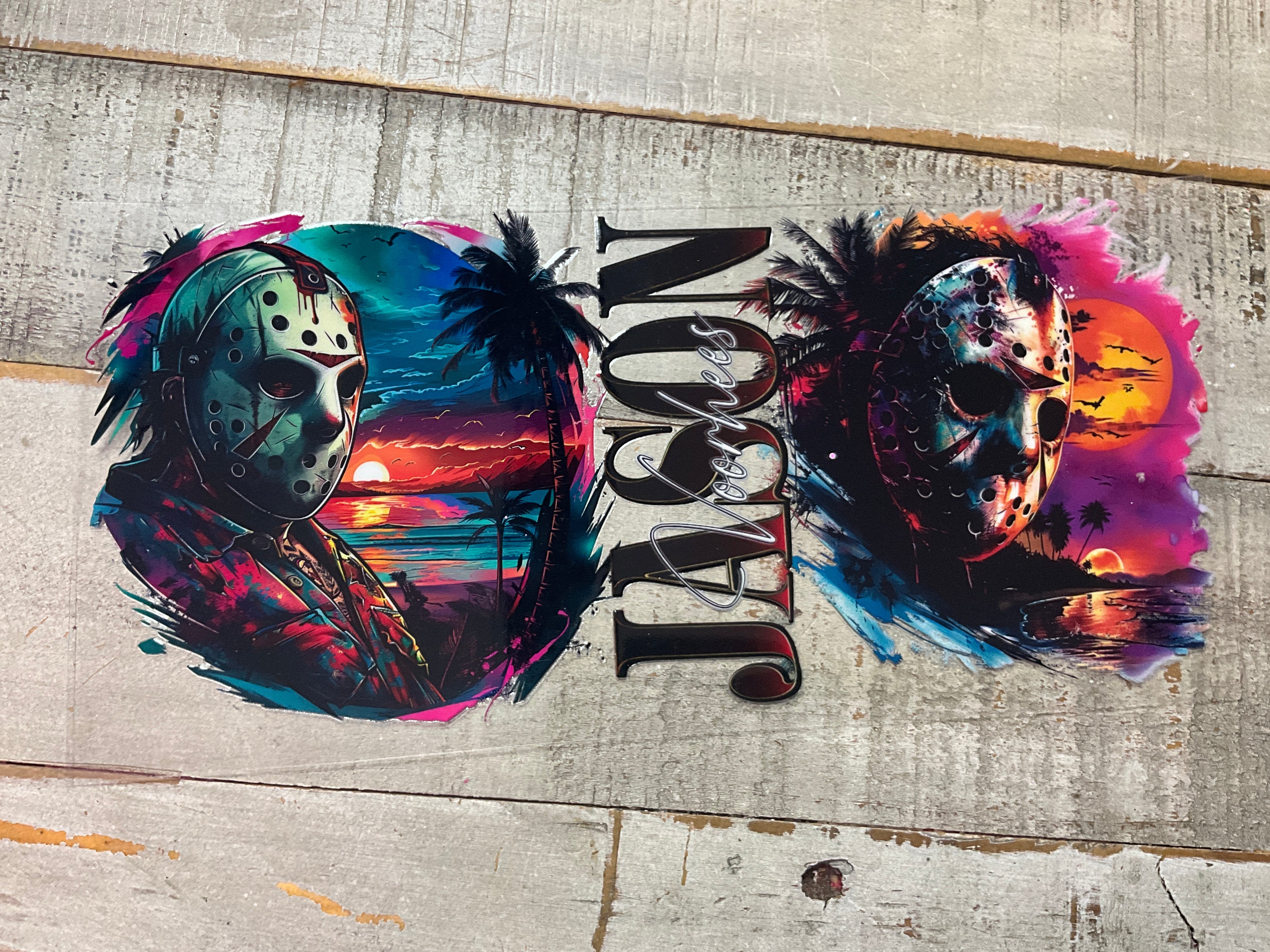 Horror white mask