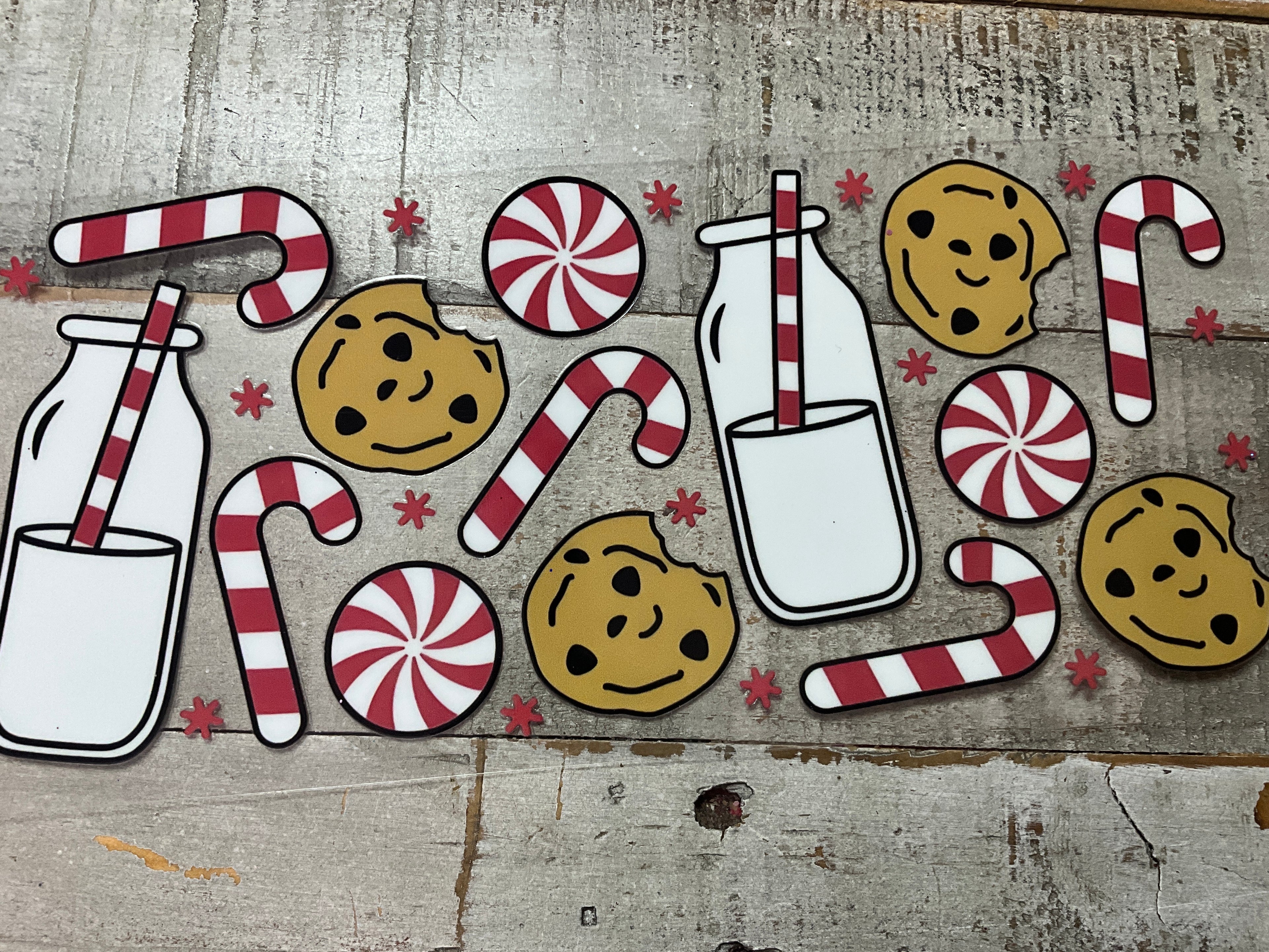 Christmas cookies & milk