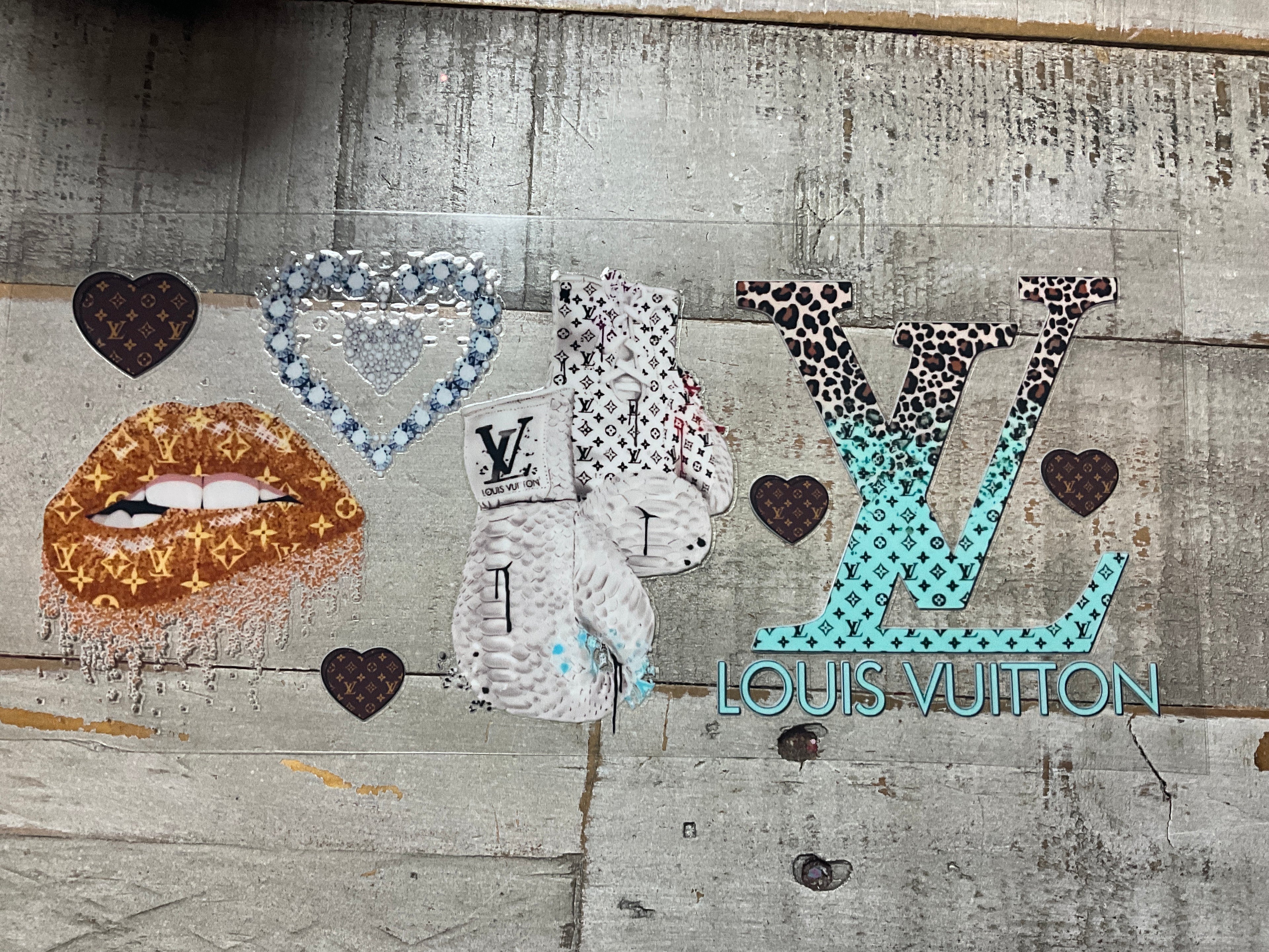 LV boxing gloves