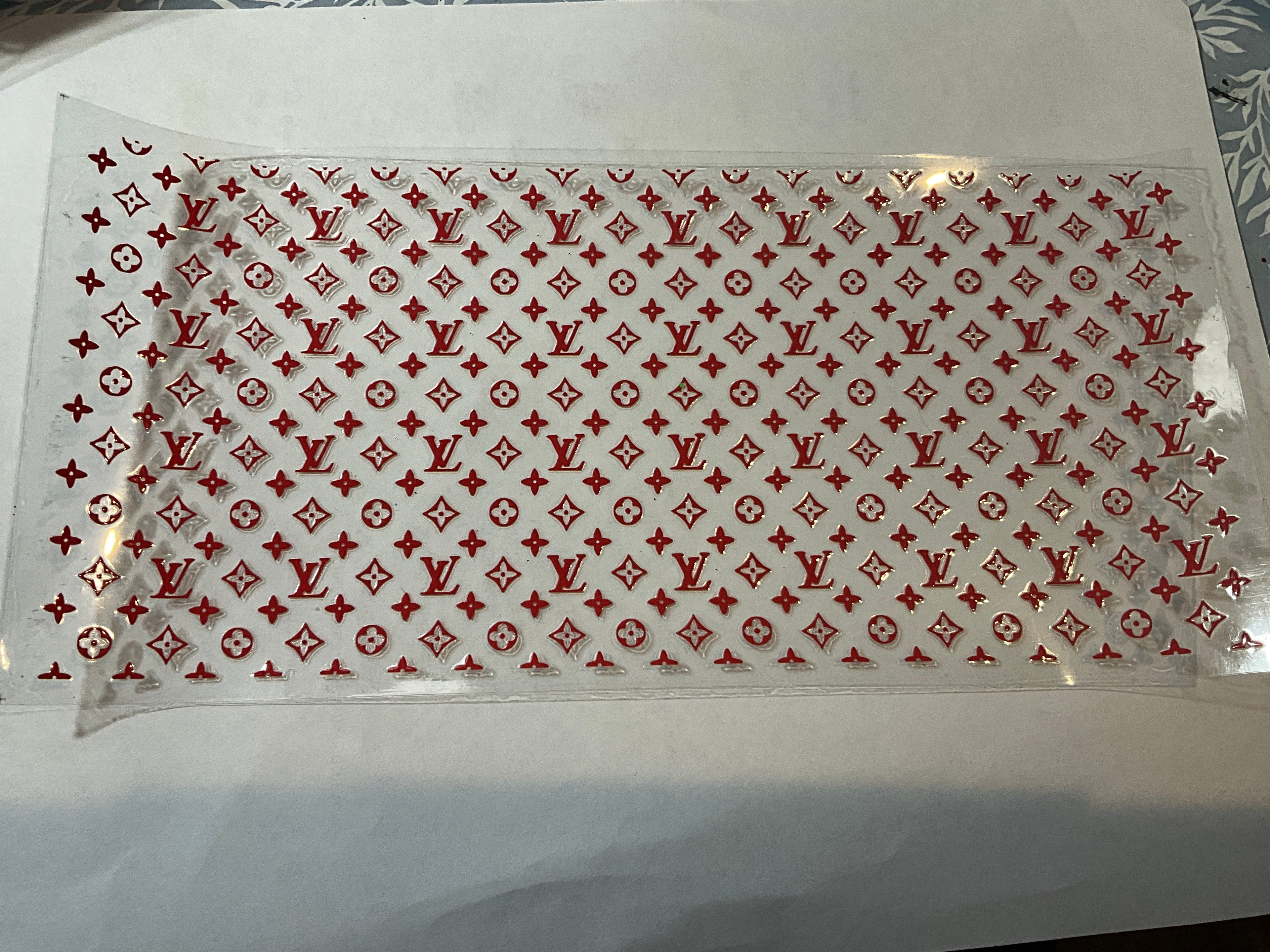 Red boujee lv