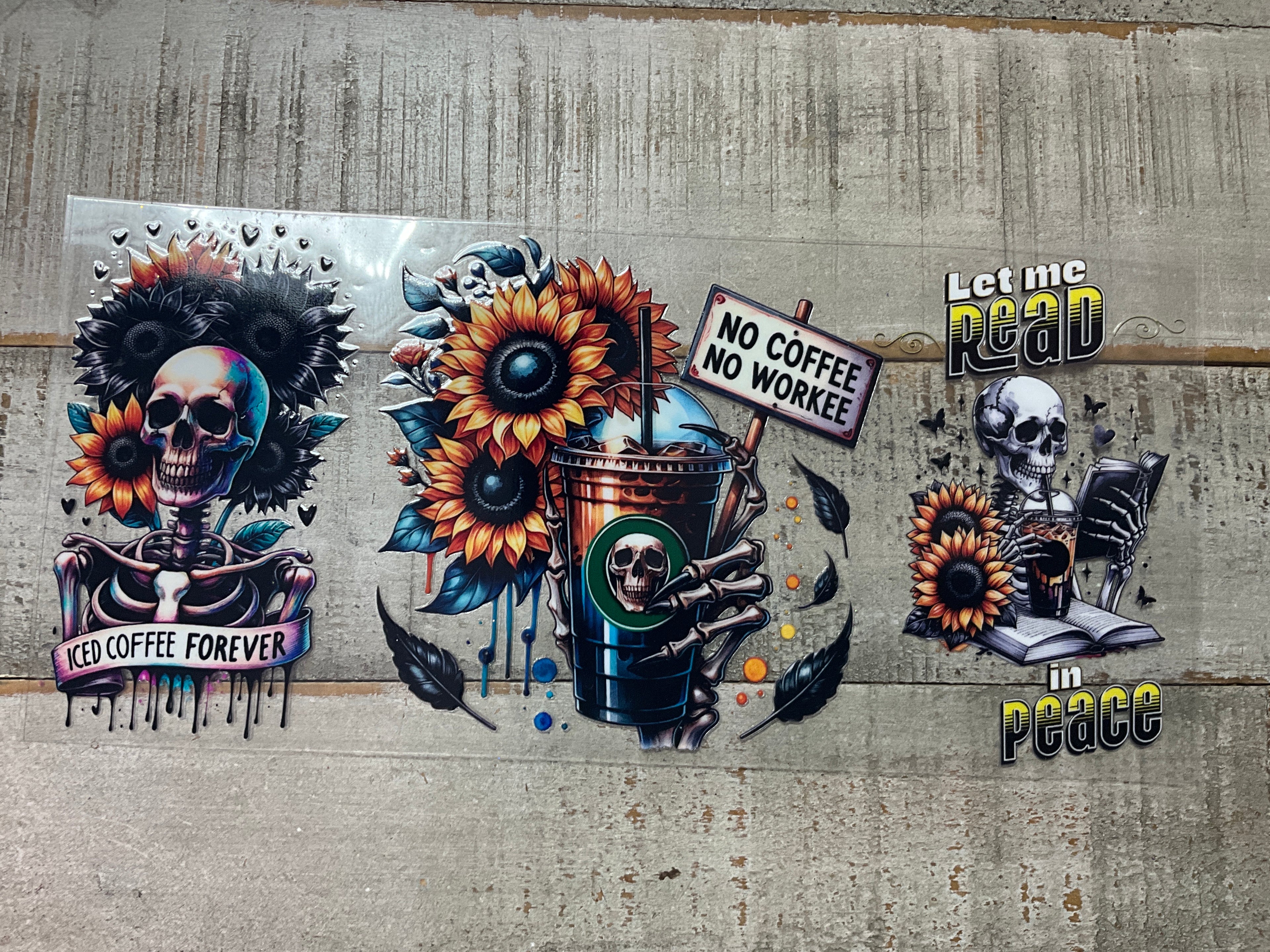 Skull coffee/books