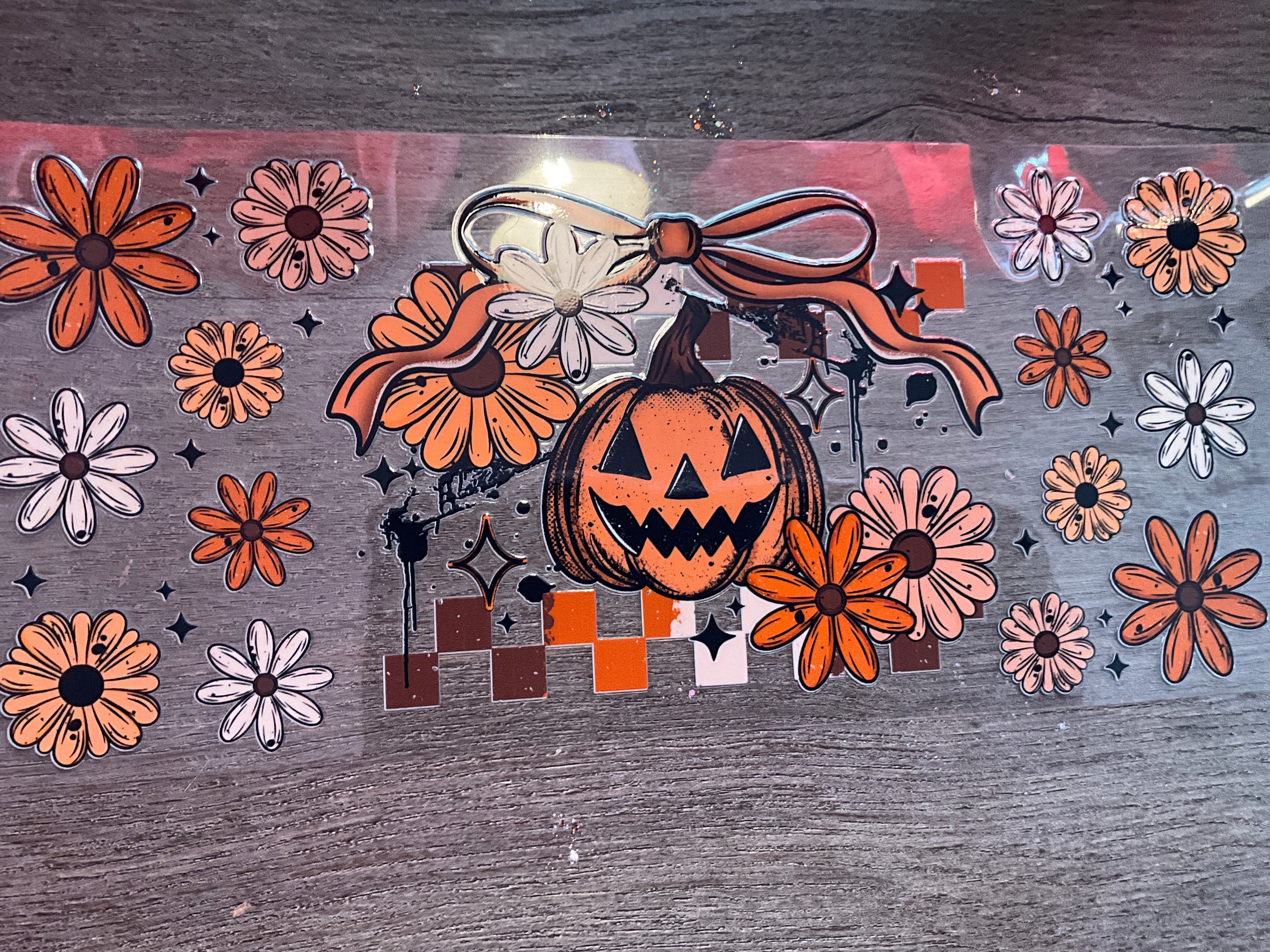 Pumpkin & flowers