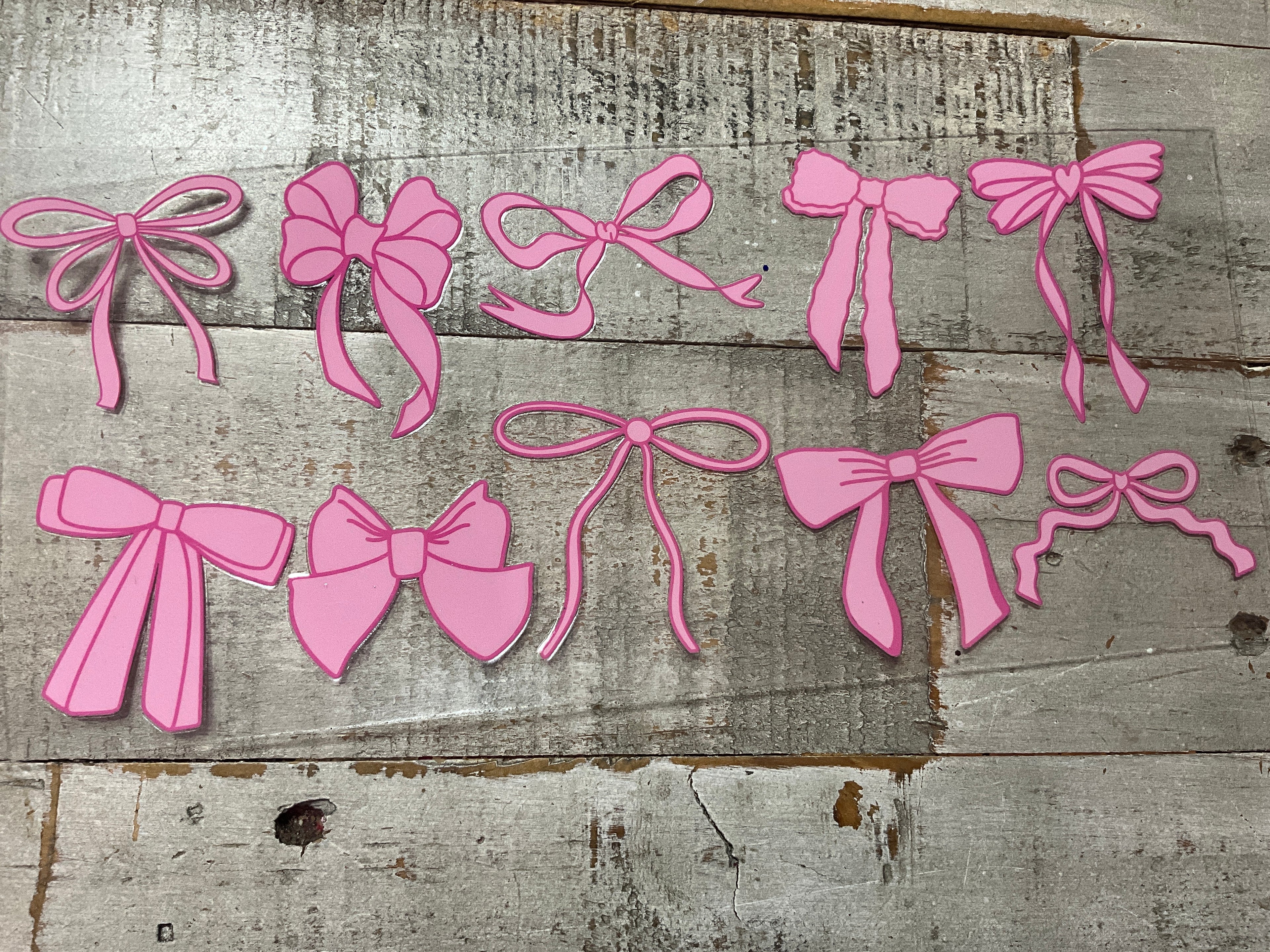Pink bows