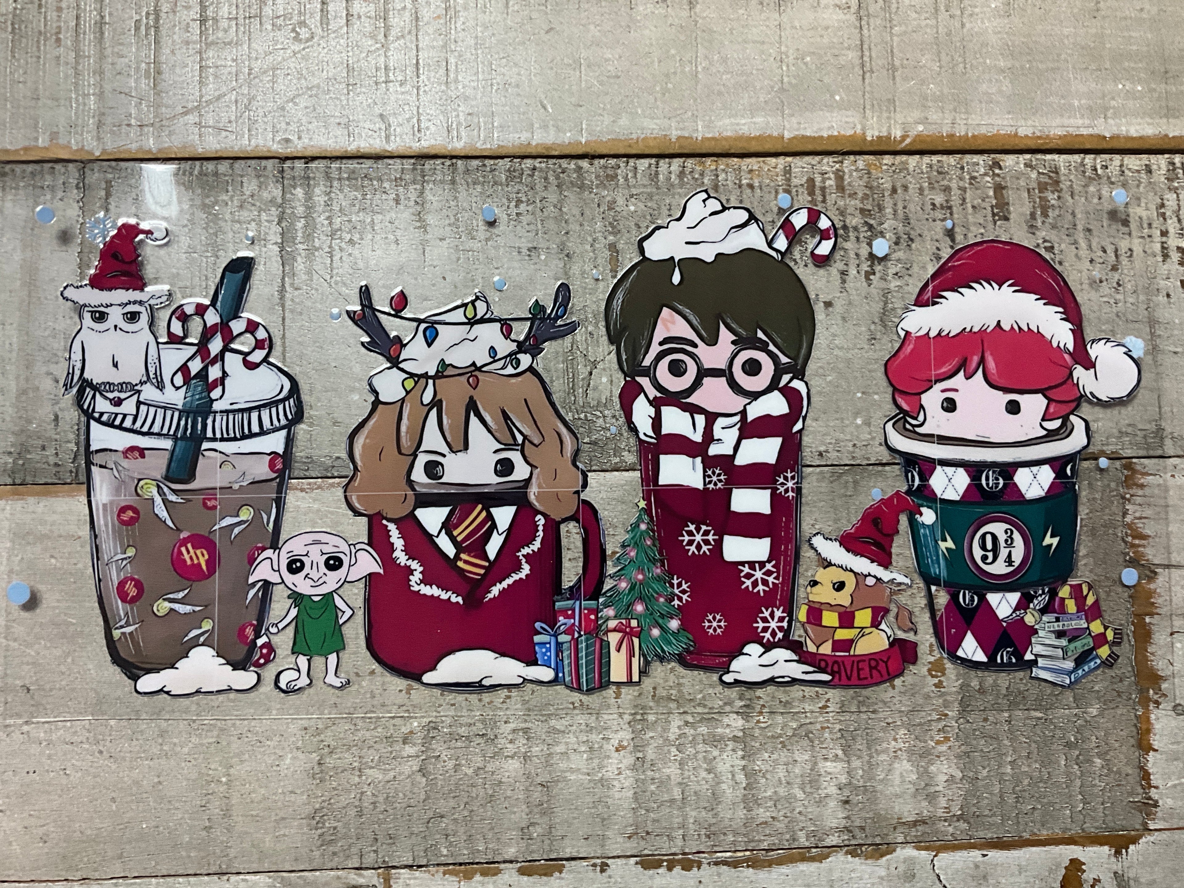 Wizard Christmas cups