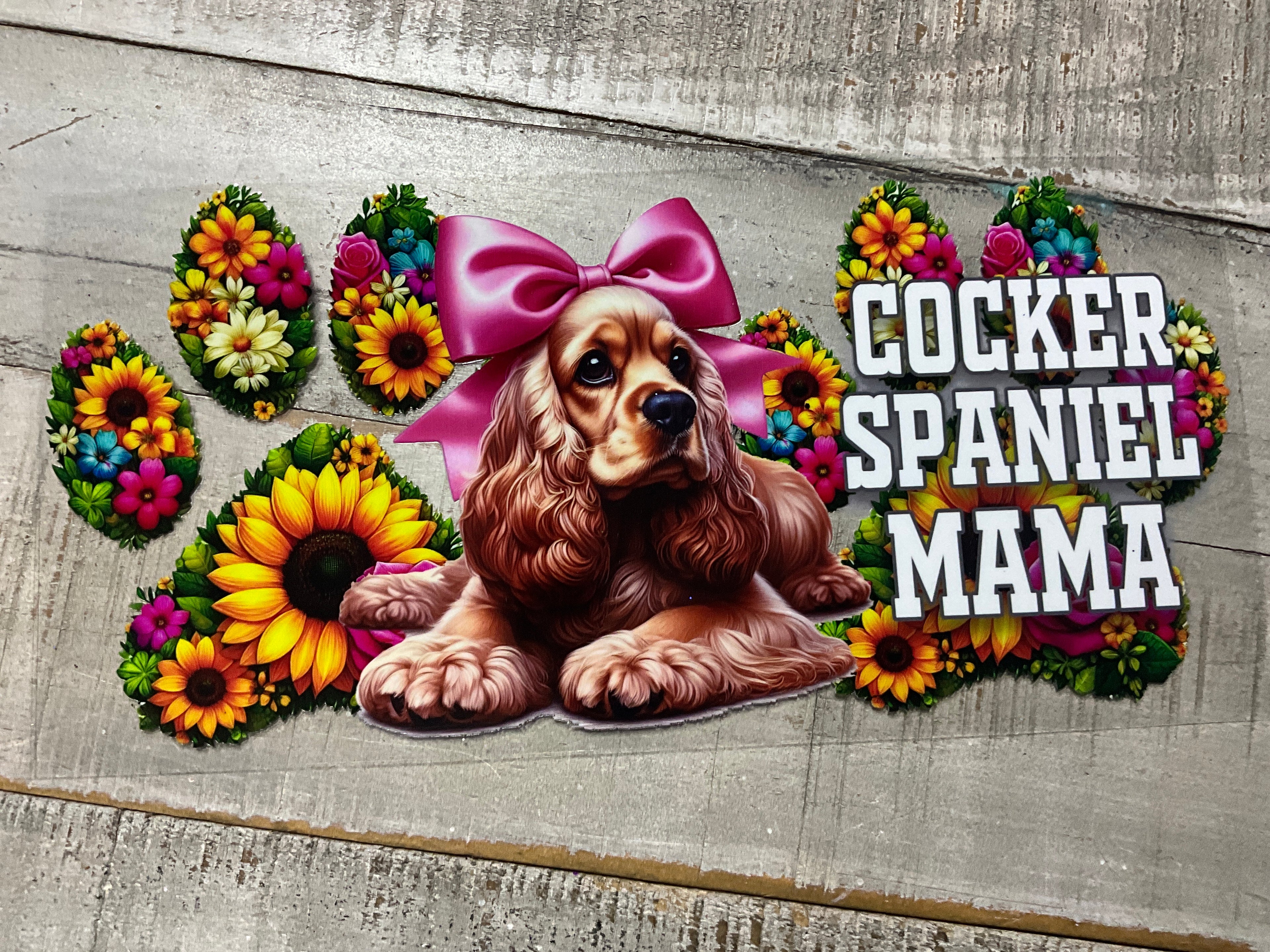 Cocker spaniel mama