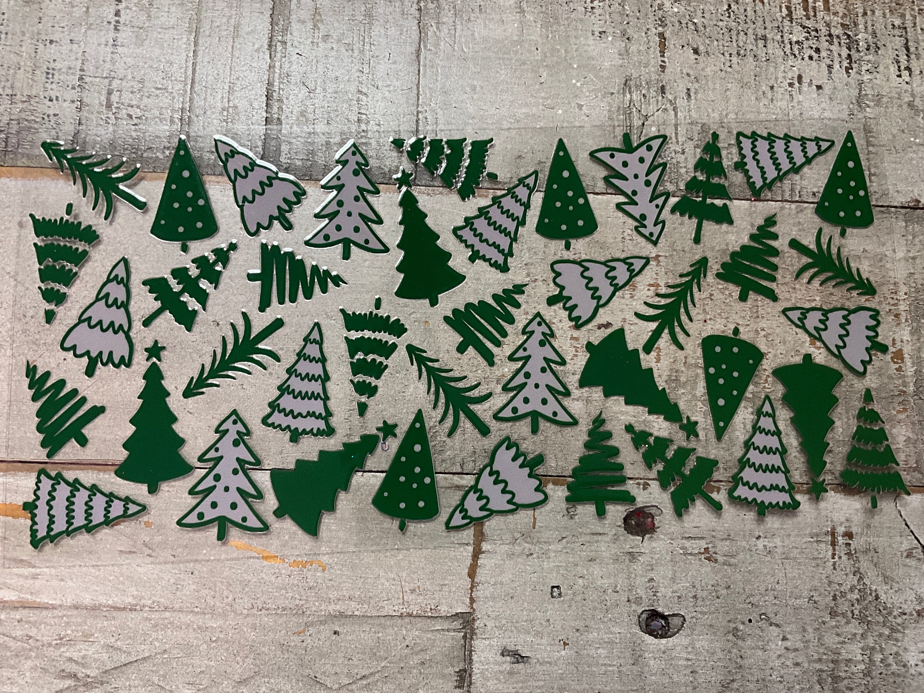 Green Christmas trees