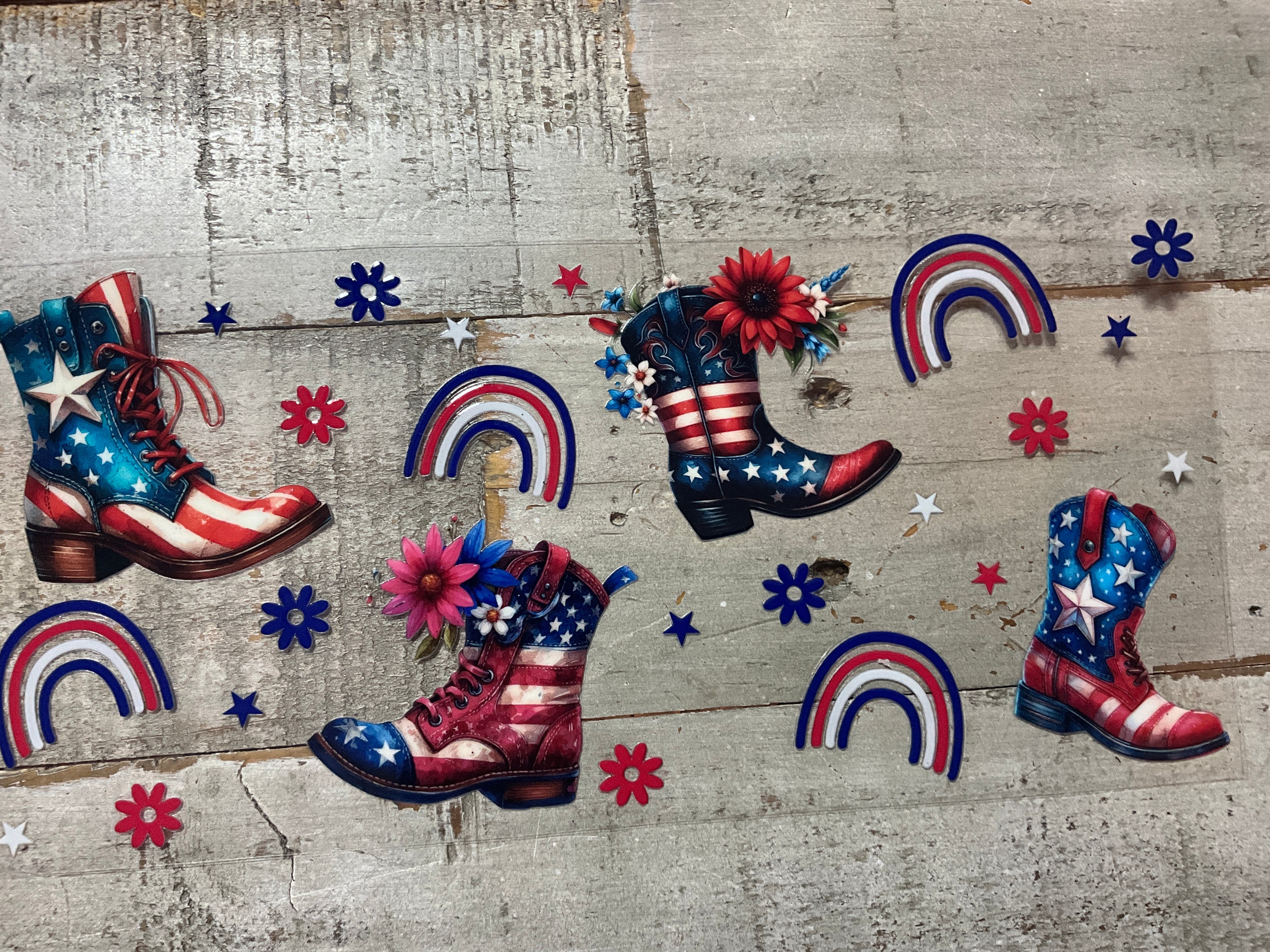 Flag boots